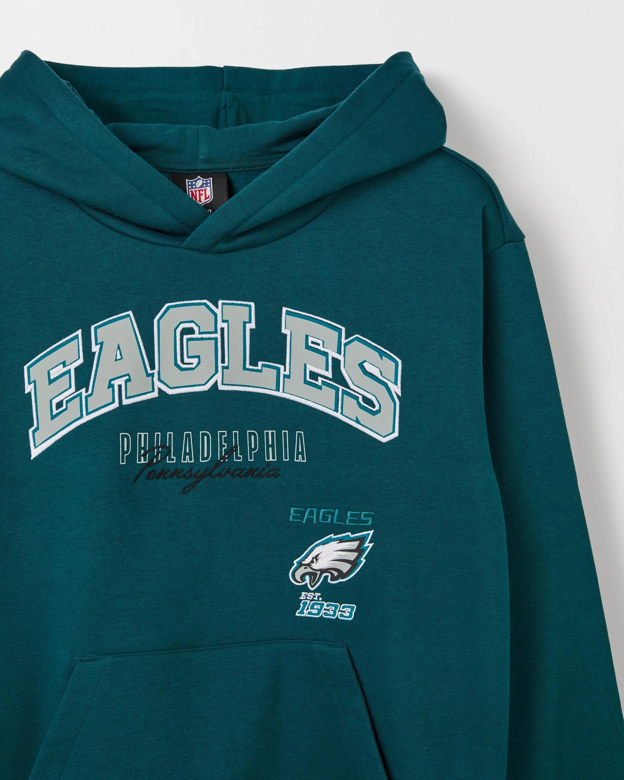 5 NFL Australian Cotton Blend Oversized Hoodie EAGLES, 5 of 6