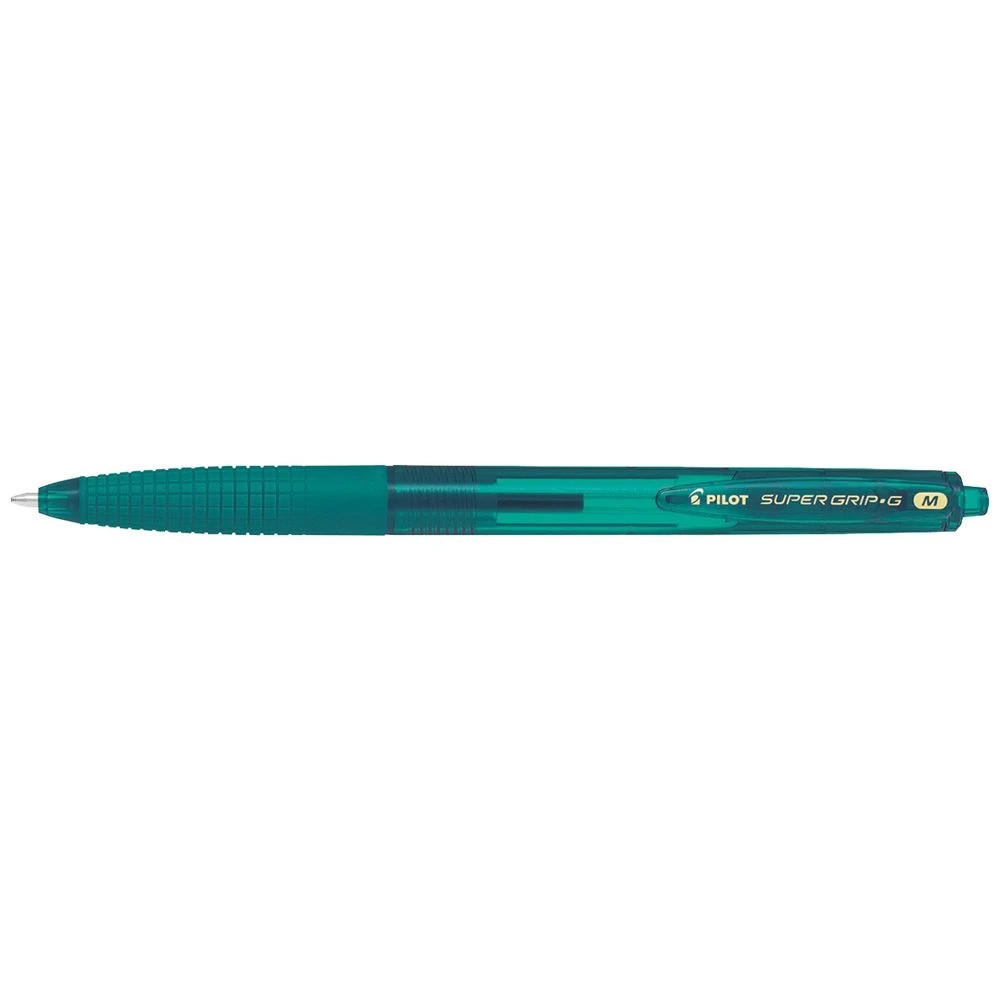 1 PILOT Super Grip G Ballpoint Pen 1mm Peacock Green, 1 of 4