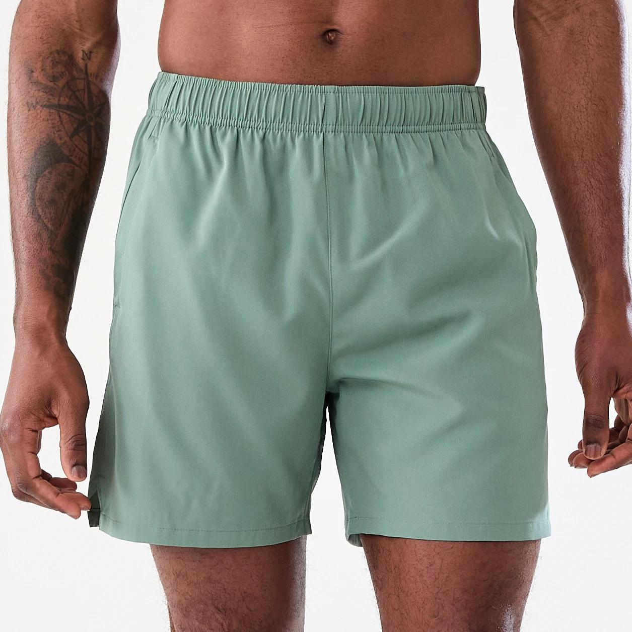1 Active Mens Woven Stretch Shorts Grn Shadow, 1 of 8
