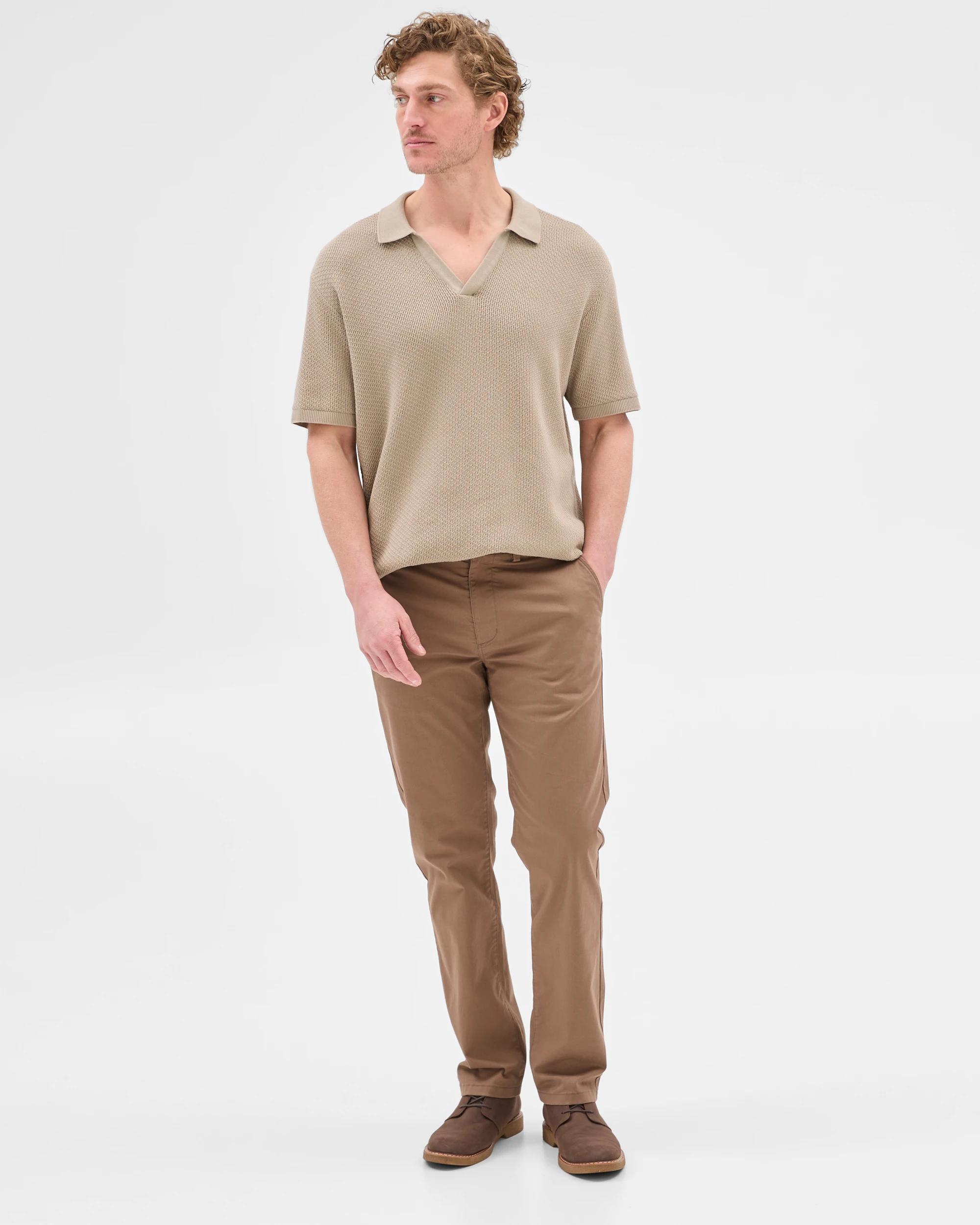 8 Target Australian Cotton Rich Straight Chino Pants SHITAKE, 8 of 9