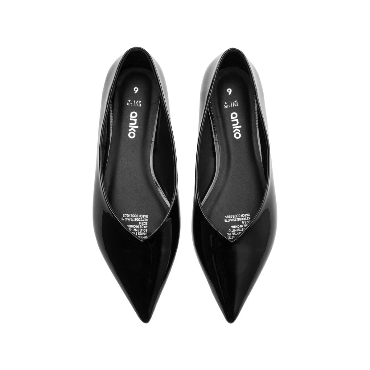 2 Pointed Toe Flats Black, 2 of 3