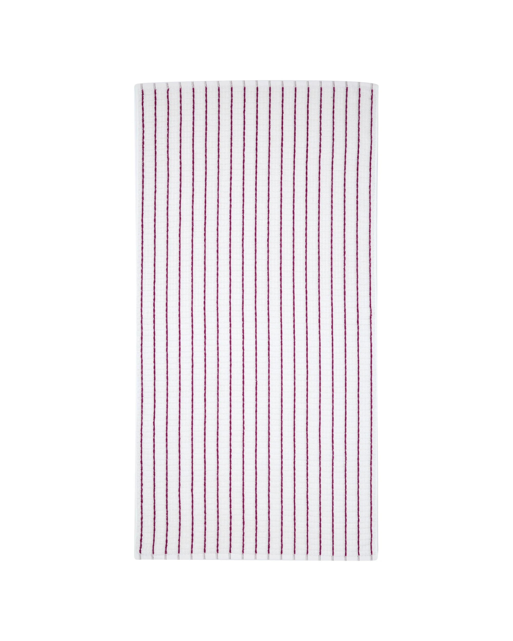 3 Pinstripe Bath Towel - Pink, 3 of 5