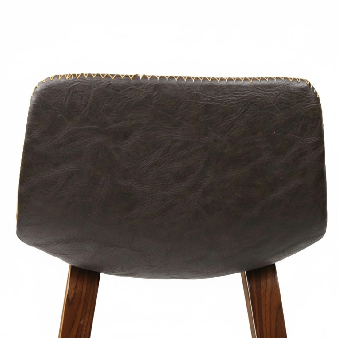 8 Artiss 2x Bar Stools Vintage Leather Wooden - Brown, 8 of 8