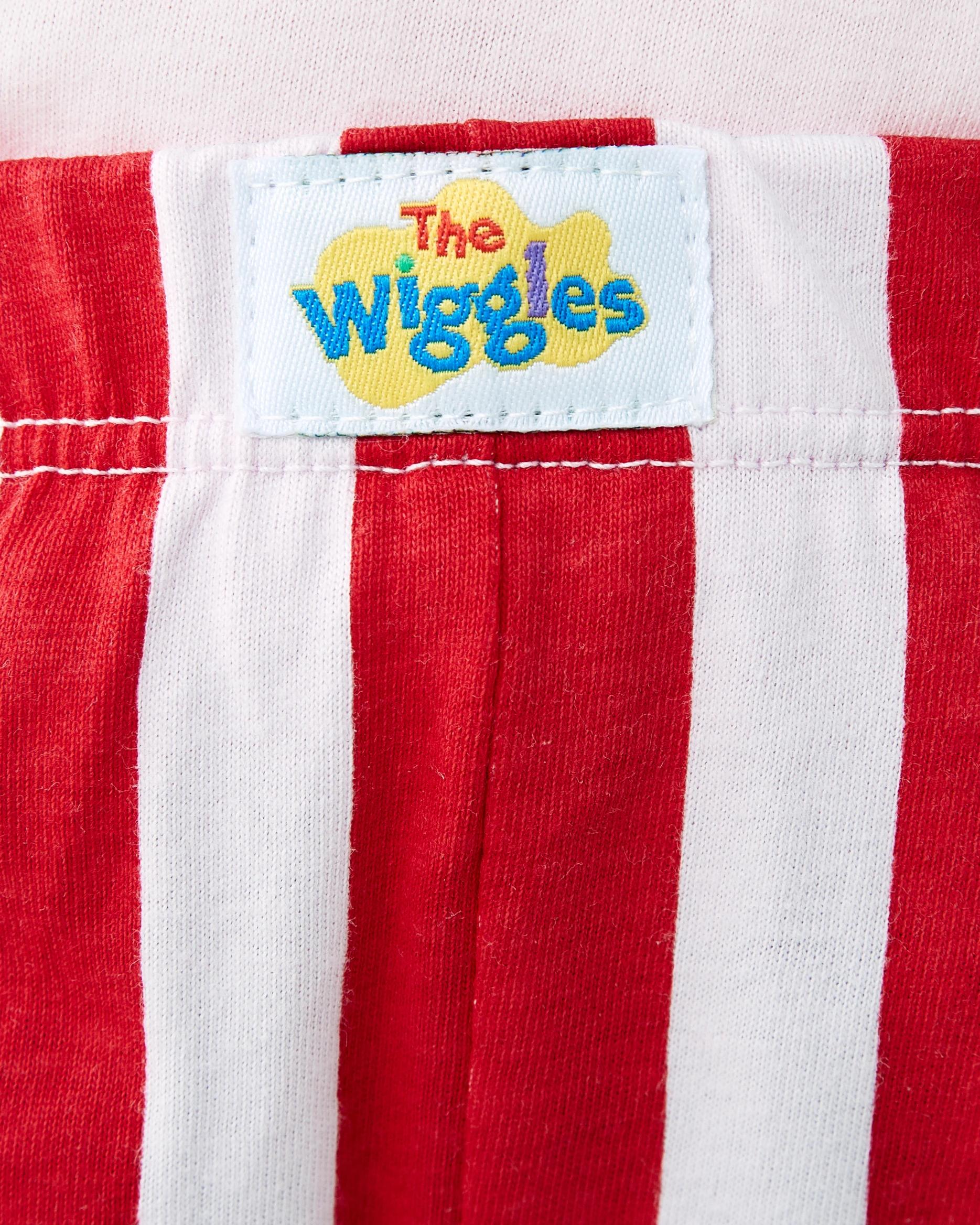8 Wiggles License Rib Pyjama Set Pink Strip, 8 of 9