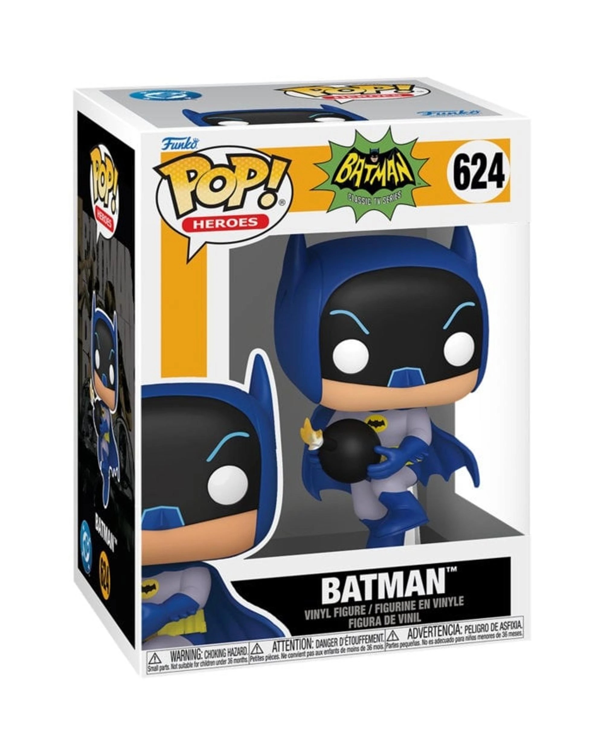 3 DC Batman Classic TV Series Batman with Bomb Funko POP! Vinyl, 3 of 3