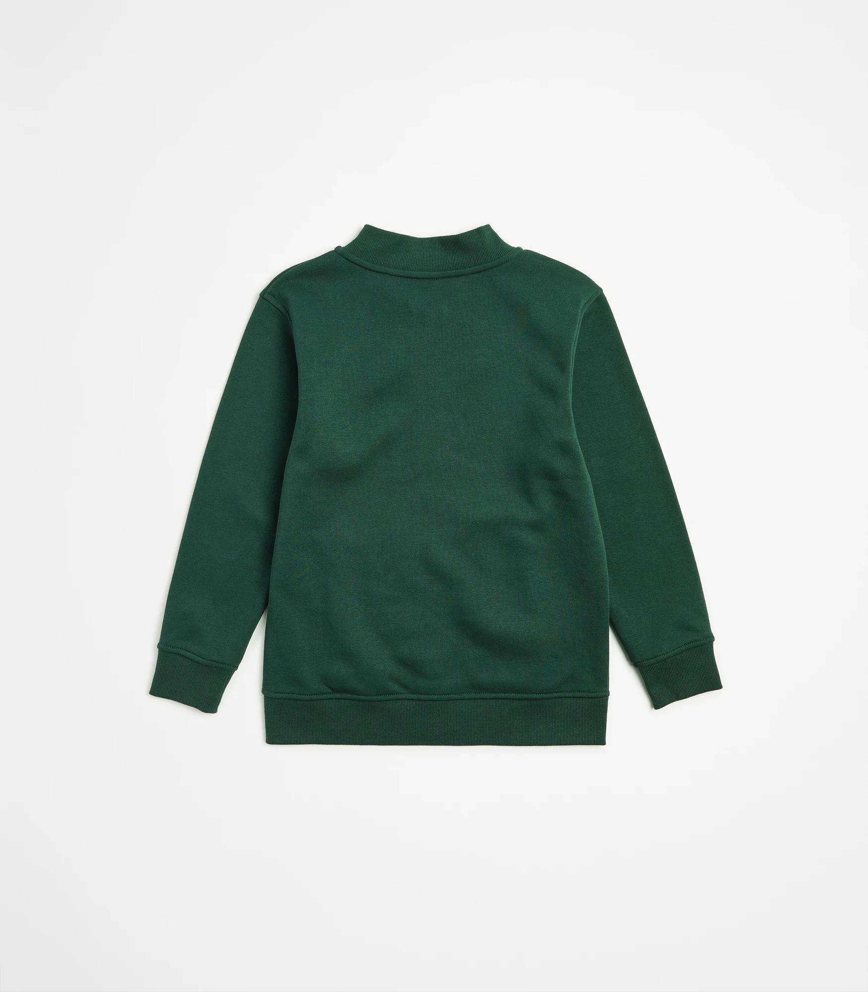 3 Target School Fleece Bomber Jacket BOTTLE GREEN, 3 of 5