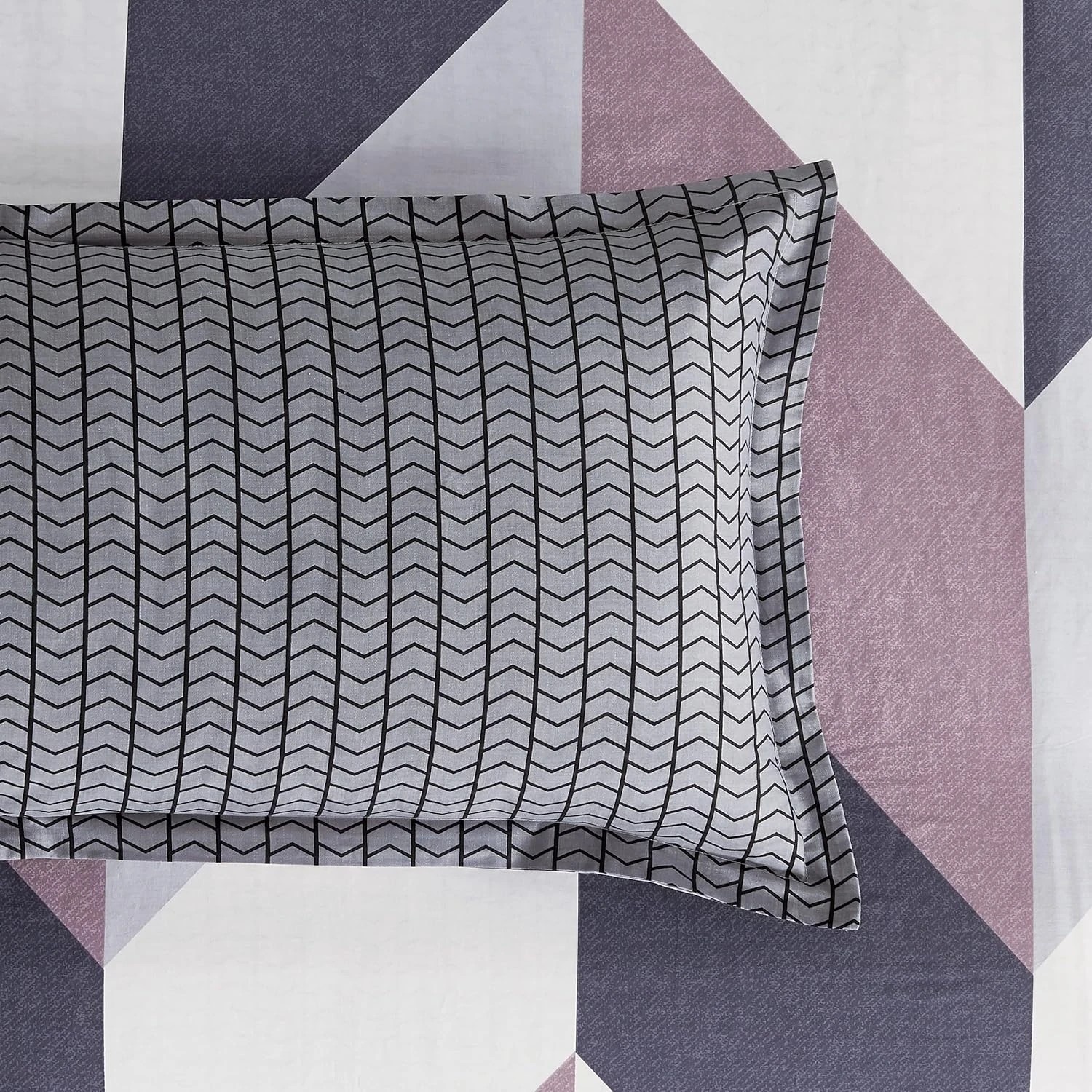 6 Gioia Casa Printed Cotton Reversible Quilt Cover Set - Super King Bed - Dylan, 6 of 6