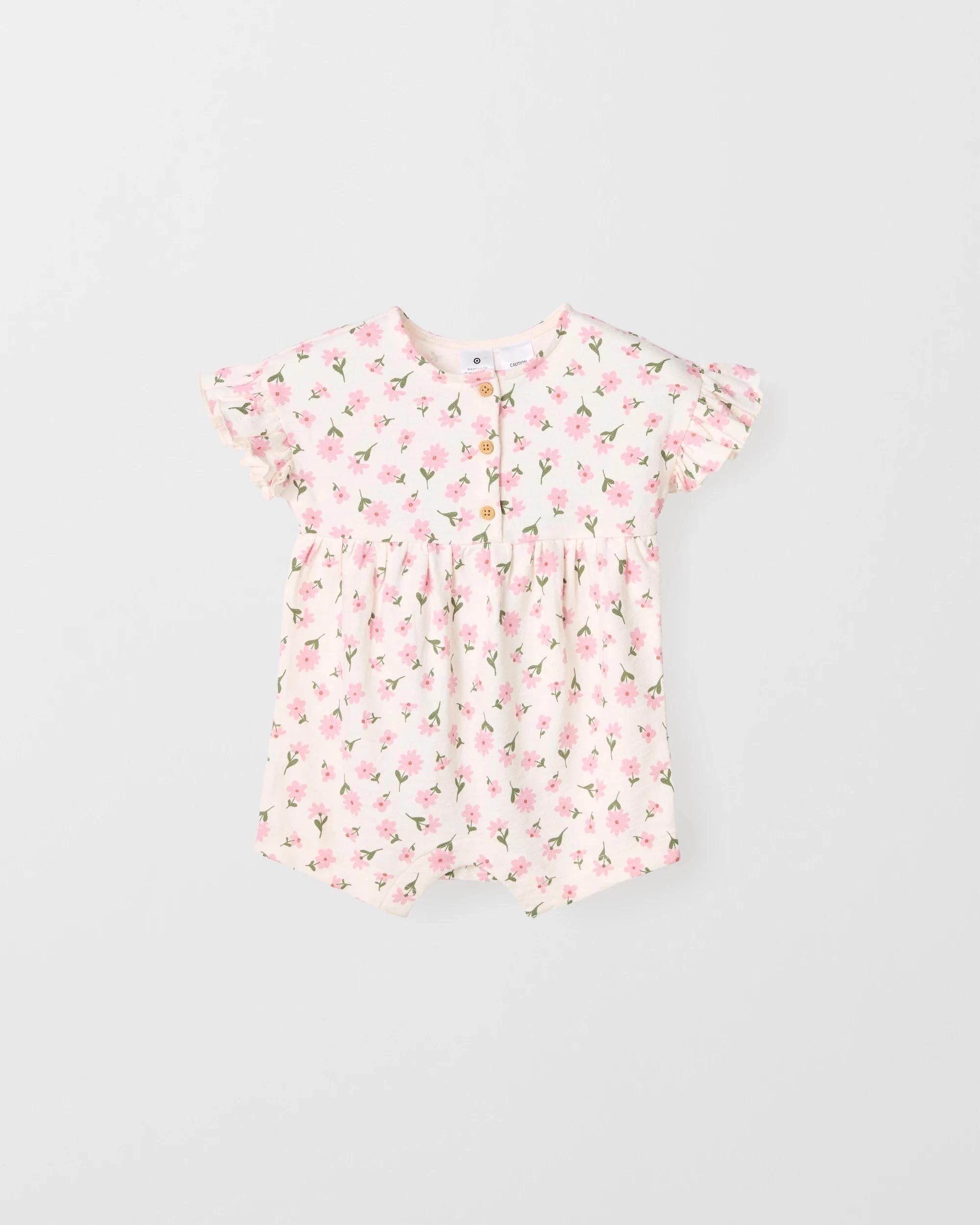 2 Target Organic Cotton Baby Romper DAISY GARDENIA, 2 of 4