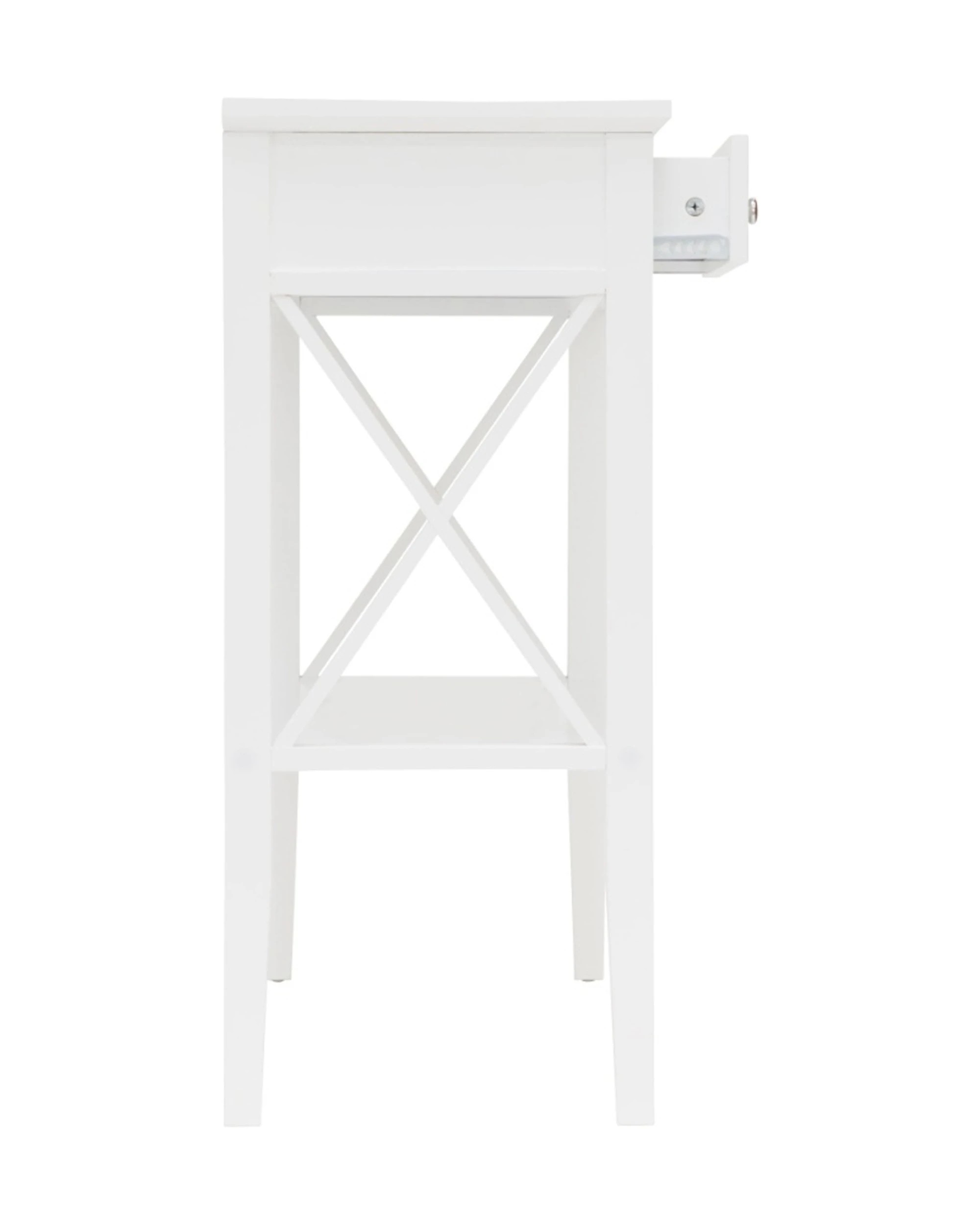 8 Alpine Bay Long Island Console Table 2 Drawer 100cm - White, 8 of 9