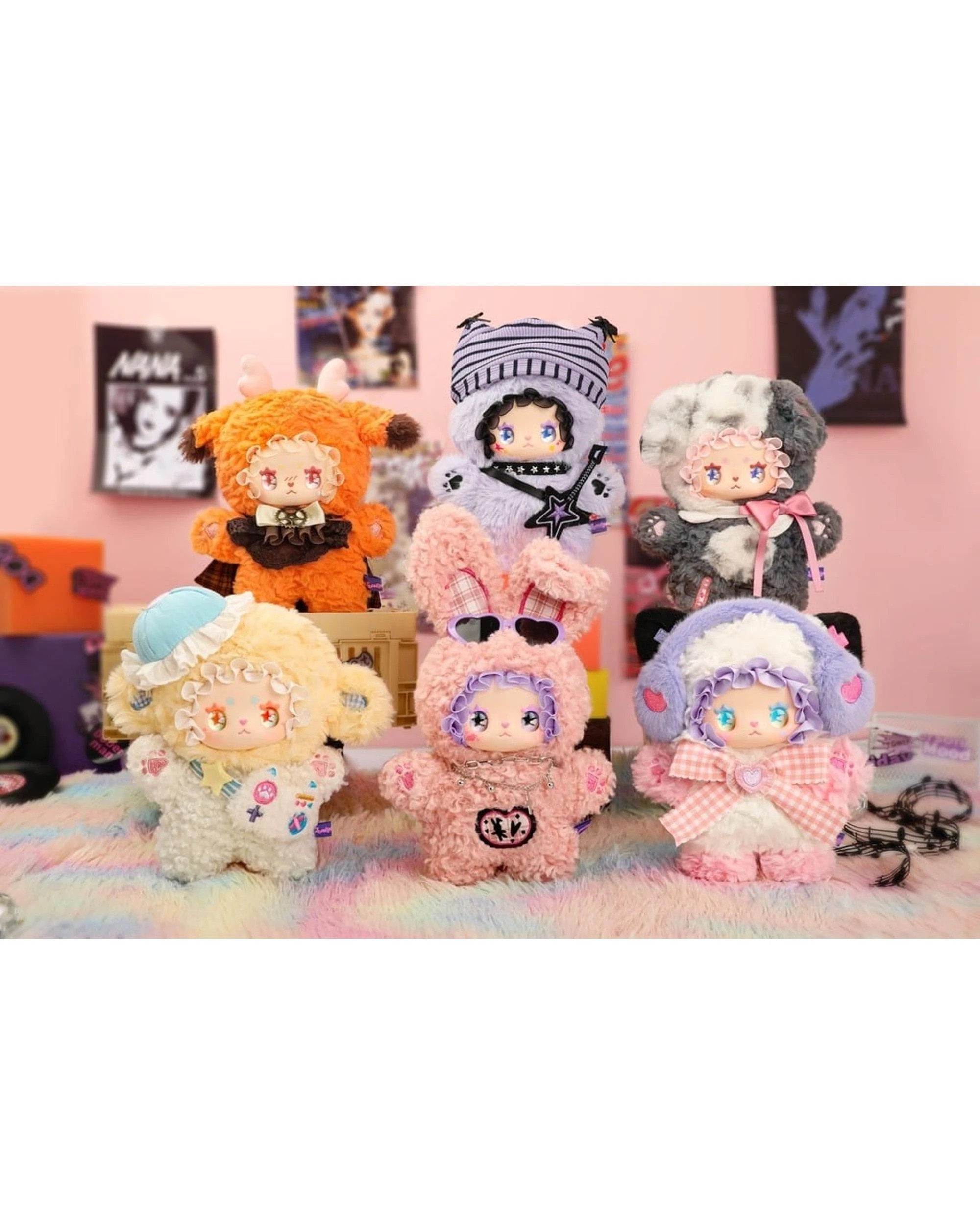 3 Lucky Emma Lovely Emma Punk Era Plush Blind Box, 3 of 8