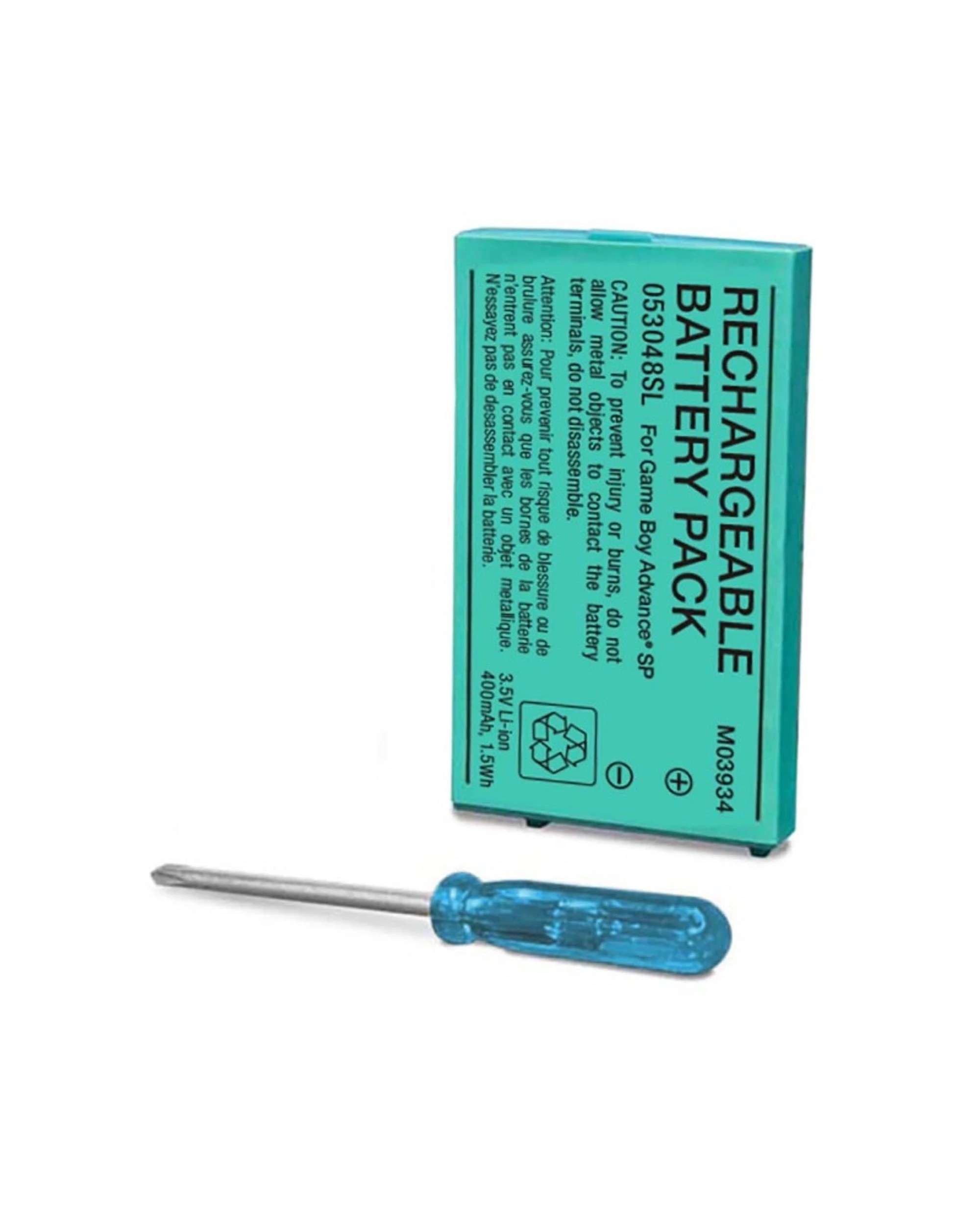 2 Tomee Rechargeable Battery Pack for Gameboy Advance SP, 2 of 3