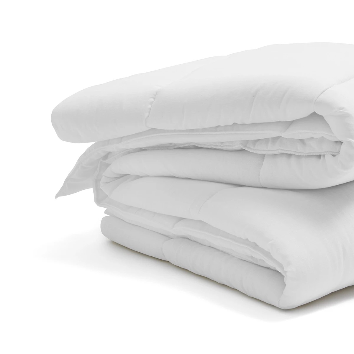 4 Medium Warmth All Seasons Quilt - Single Bed, White, 4 of 6