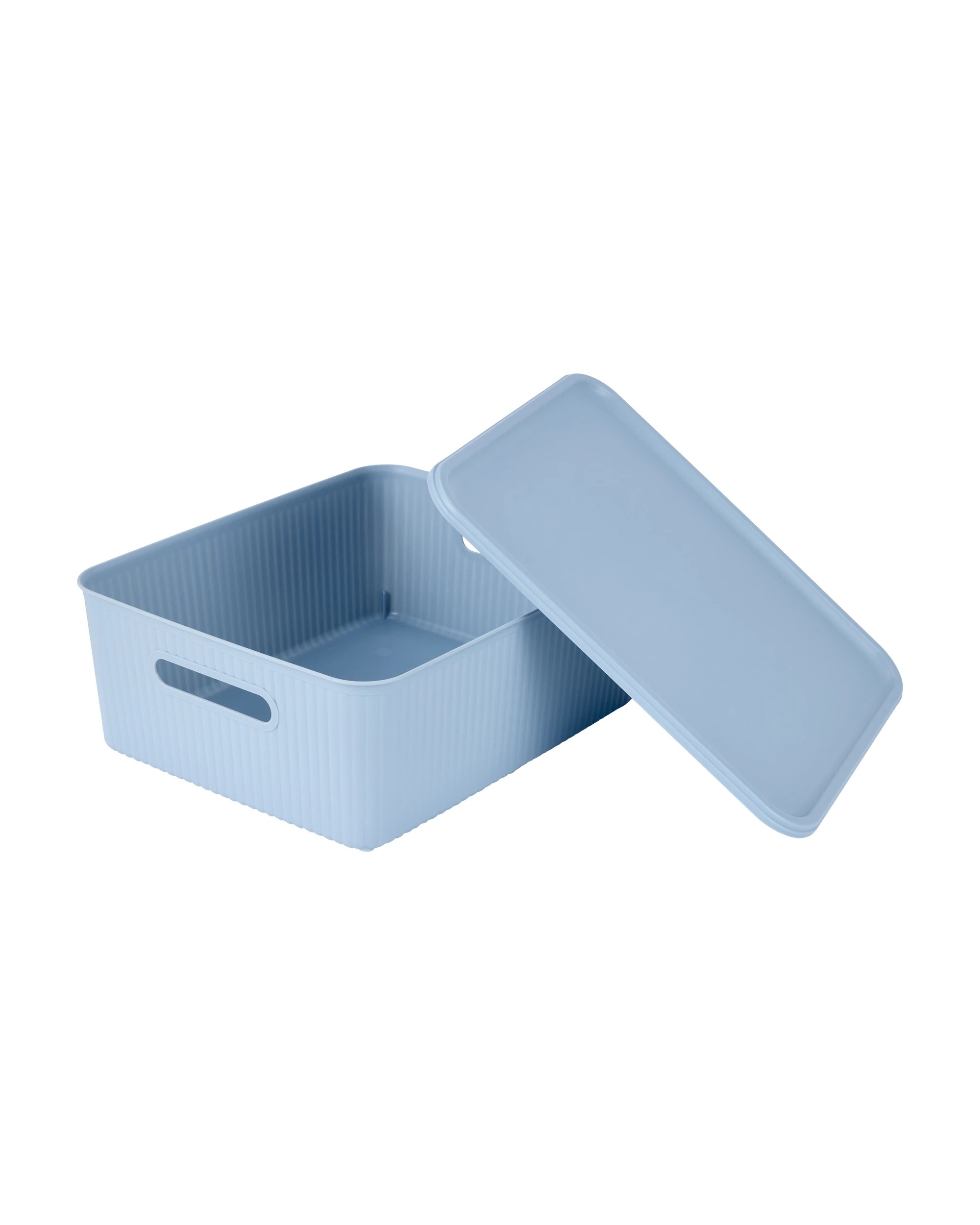 2 11L Ribbed Container - Blue, 2 of 7