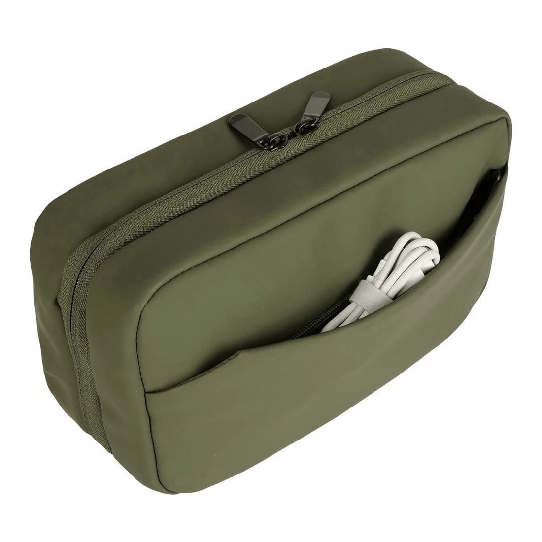 4 Otto Tech/Cable Organiser Large Olive, 4 of 6