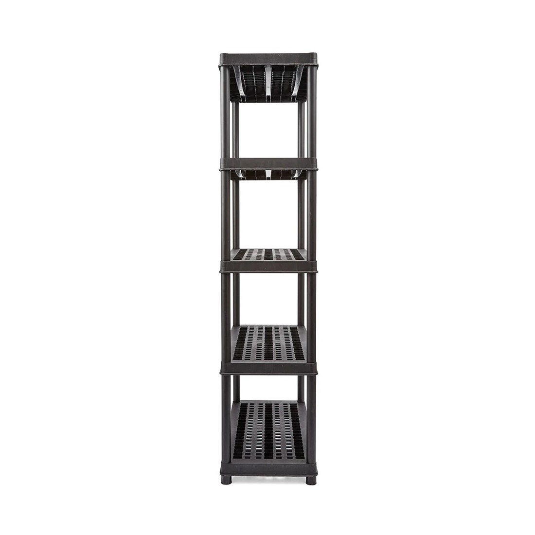 6 Heavy Duty 5 Tier Shelves - Black, 6 of 9