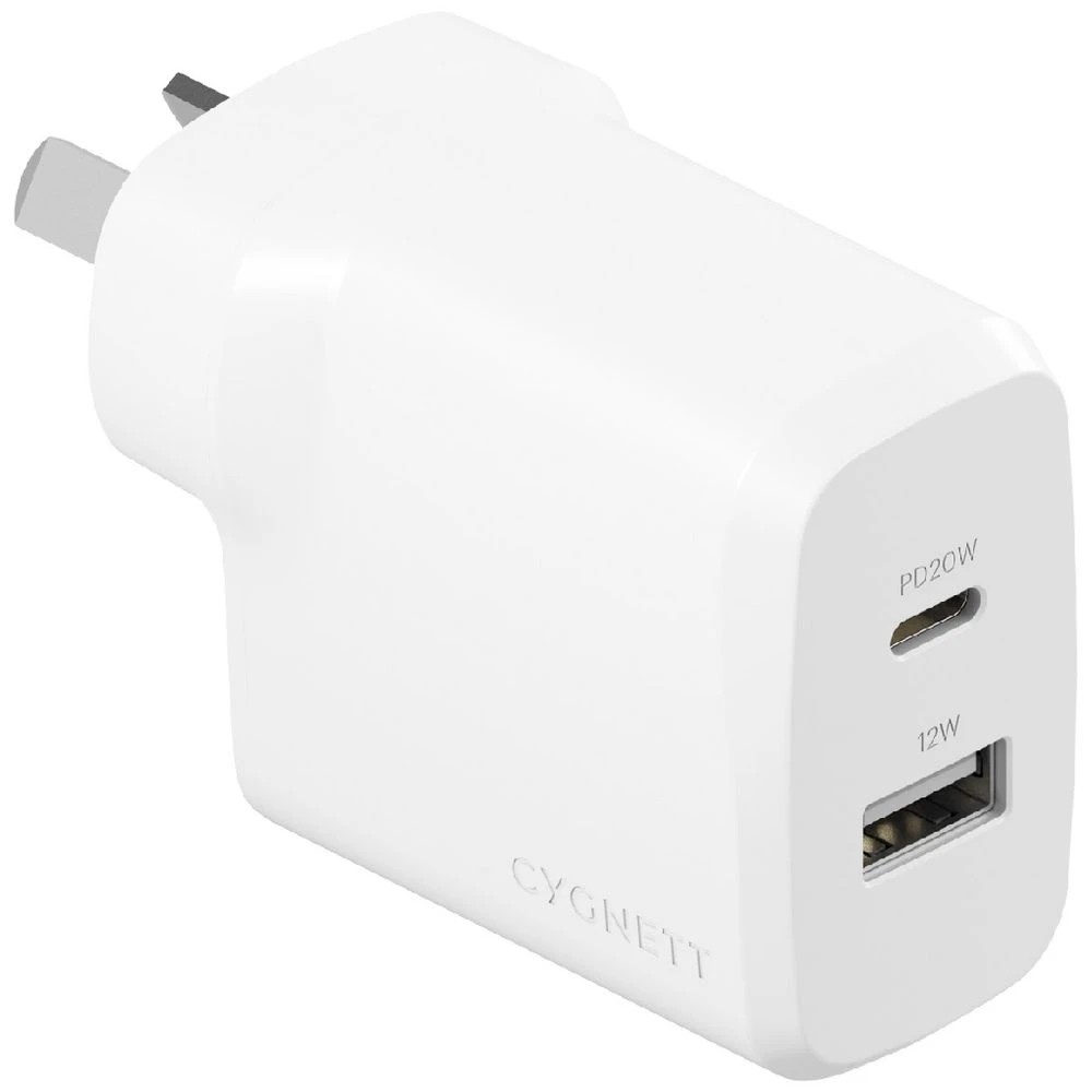 2 Cygnett RapidCharge 32W Wall Charger and Cables Bundle White, 2 of 5