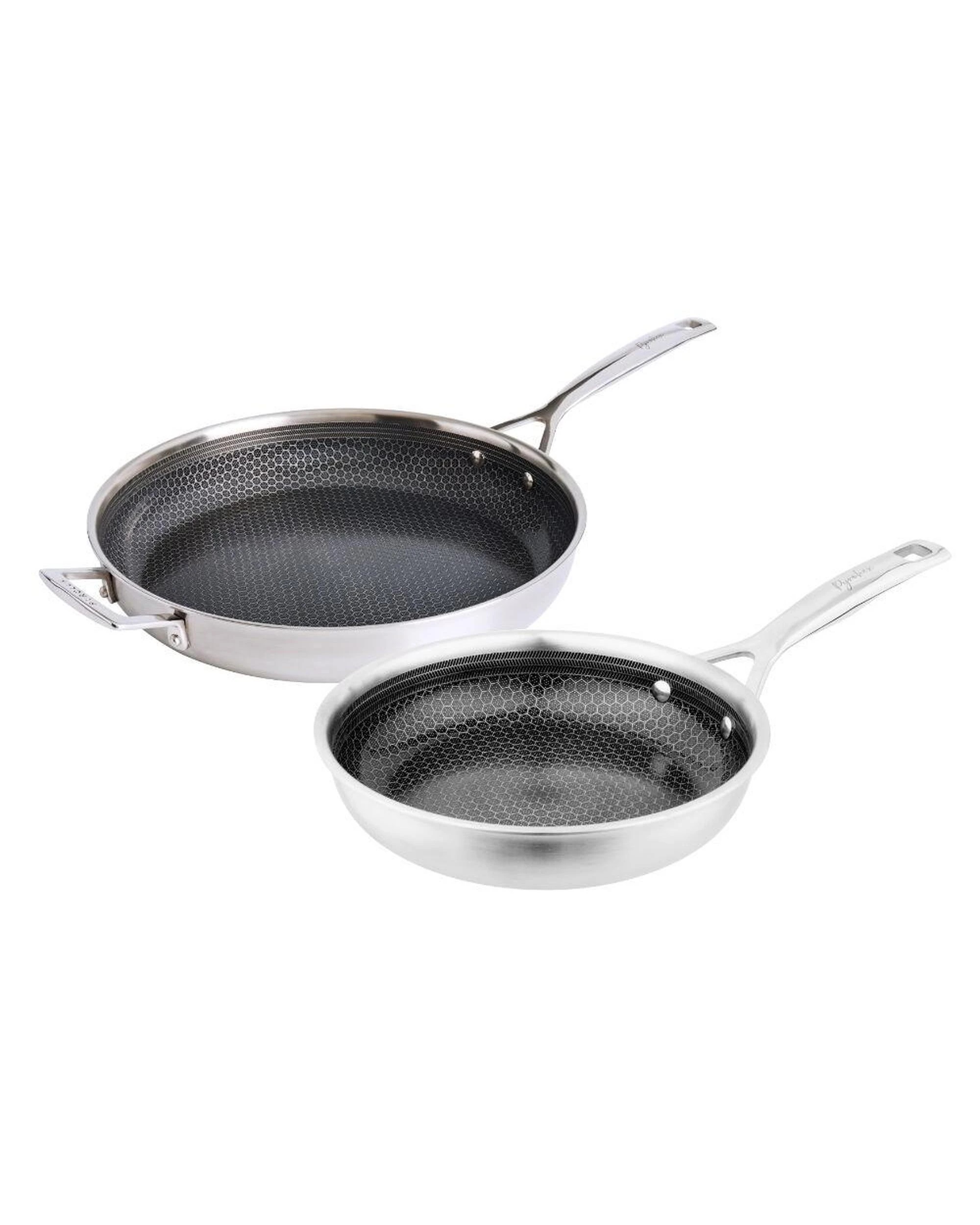1 Pyrolux Pyrohex 2 Piece 26cm & 32cm Frypan Set  2pc, 1 of 5