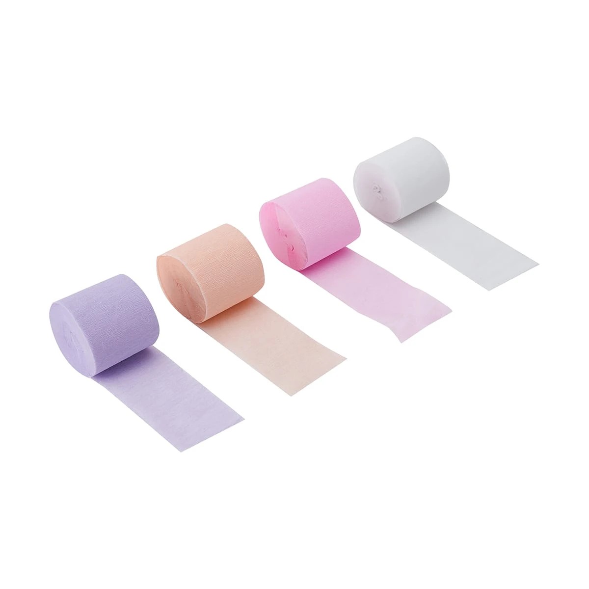 1 4 Pack Pastel Streamers, 1 of 4