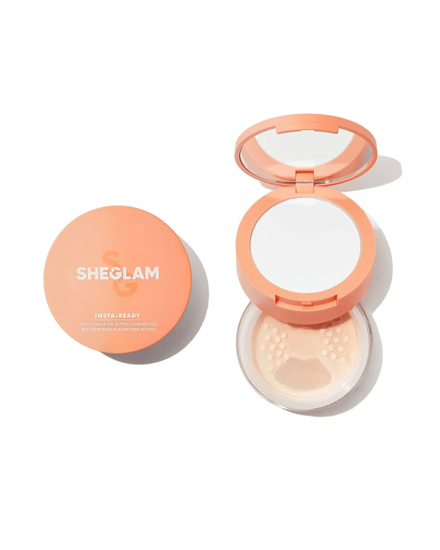 SHEGLAM Insta-Ready Face & Under Eye Setting Powder Duo - Bi
