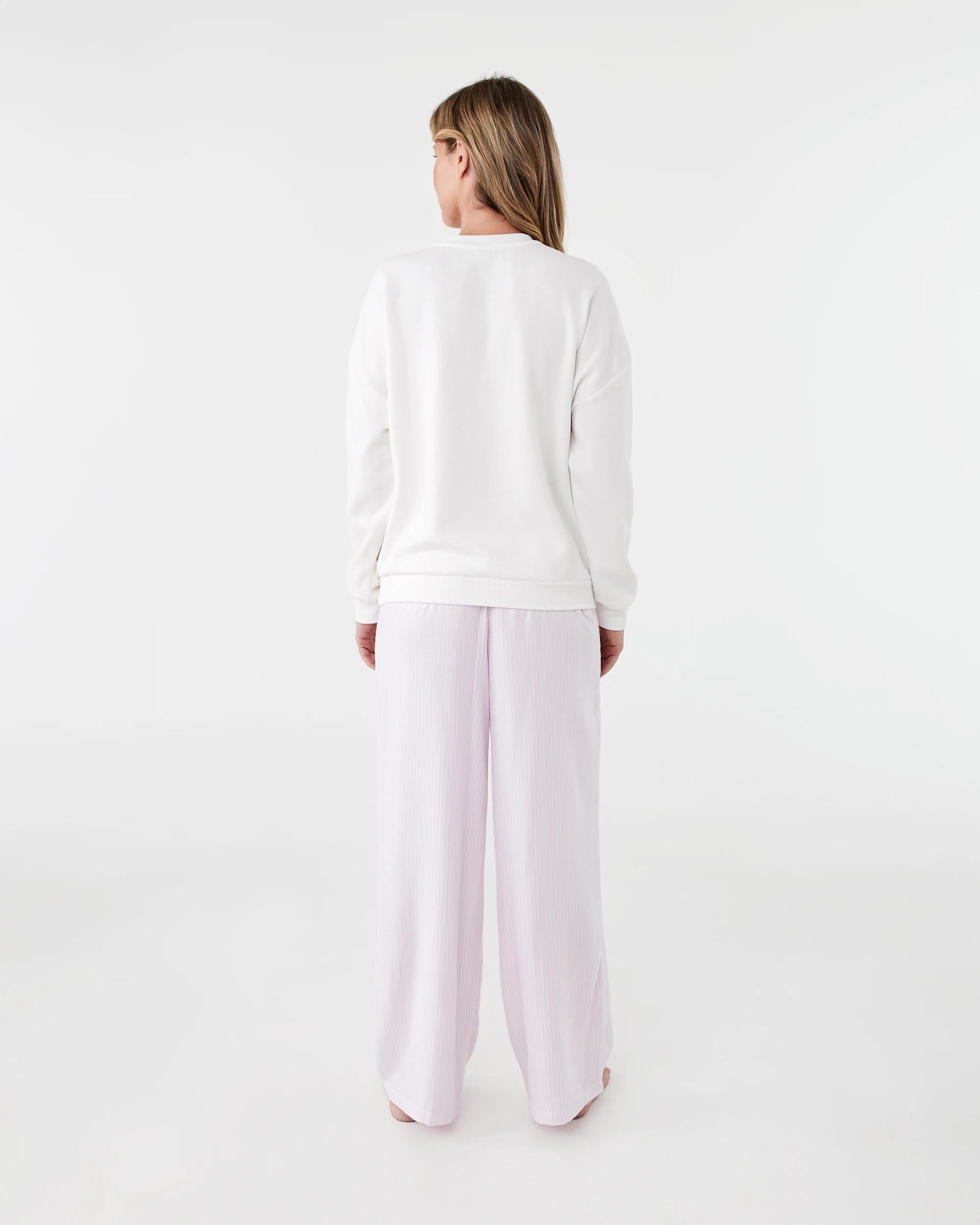 3 Sweat Top and Flannel Pants Pyjama Set 87, 3 of 7