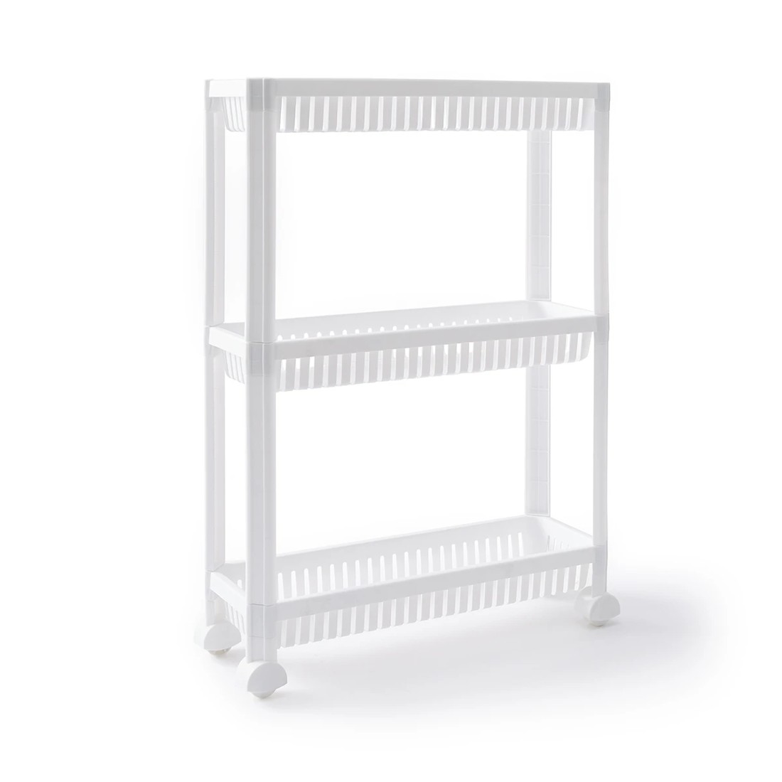 6 3 Tier Plastic Trolley - White, 6 of 10