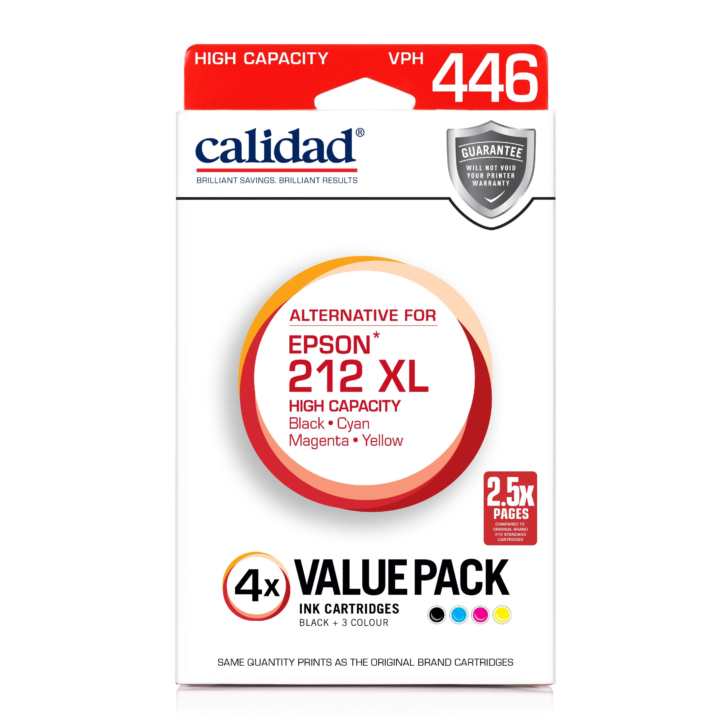 1 4 Pack Calidad High Capacity VPH 466 Ink Cartridges, 1 of 7