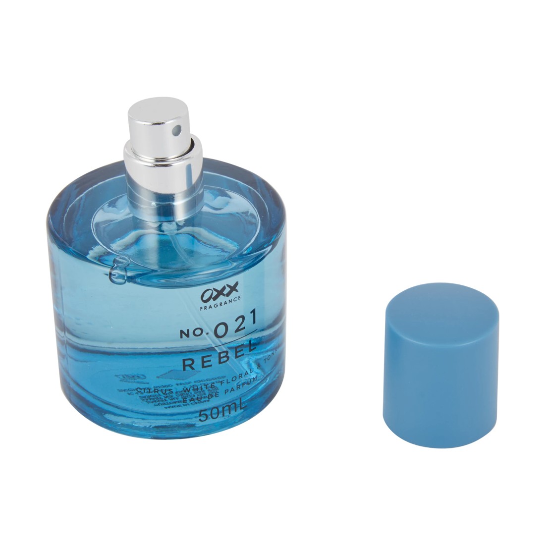 3 OXX Fragrance No. 021 Rebel Eau De Parfum 50ml - Citrus, White Floral and Tonka, 3 of 6