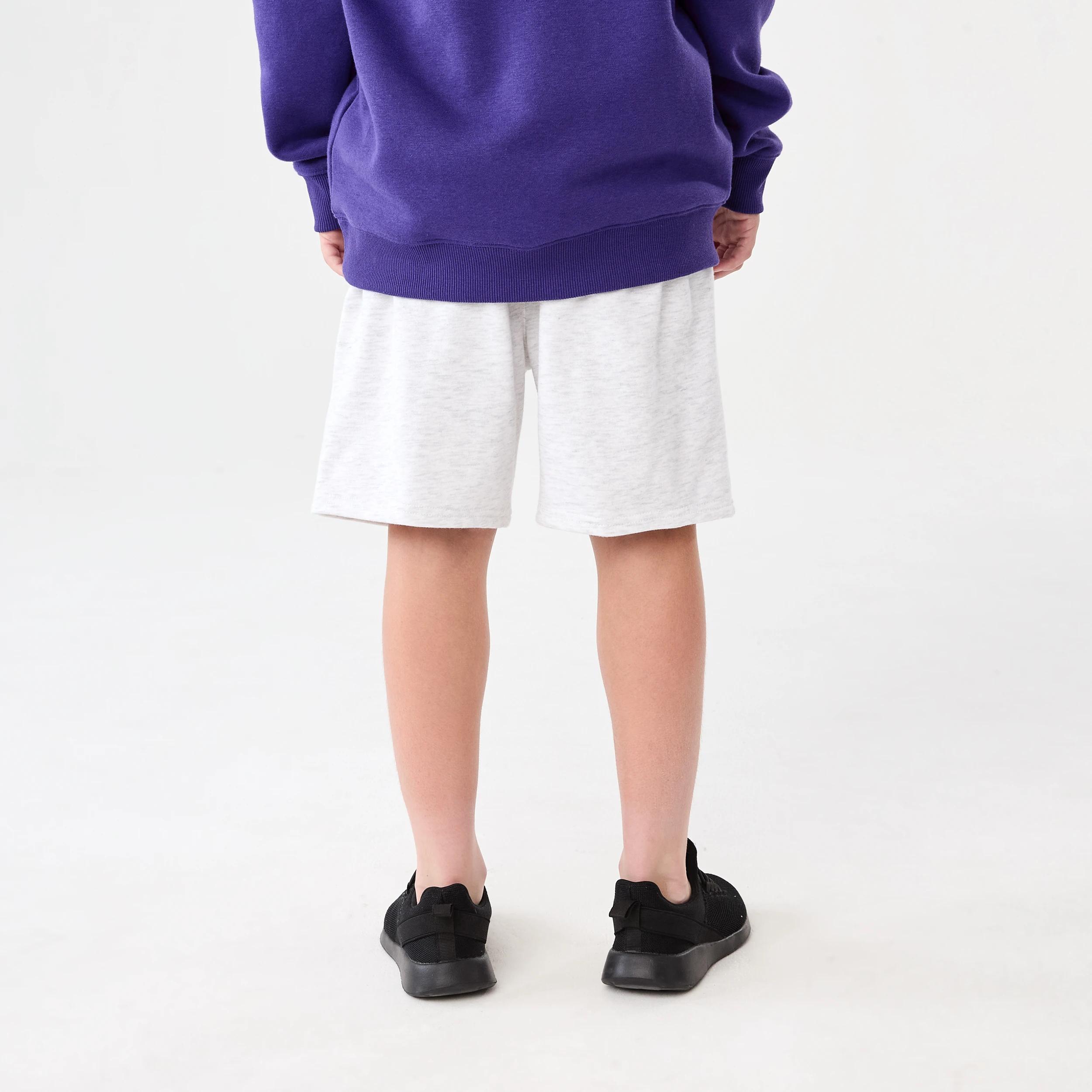 3 Official NBA Kids Fleece Shorts WHITE MARLE LAKERS TERRY SHORT, 3 of 8