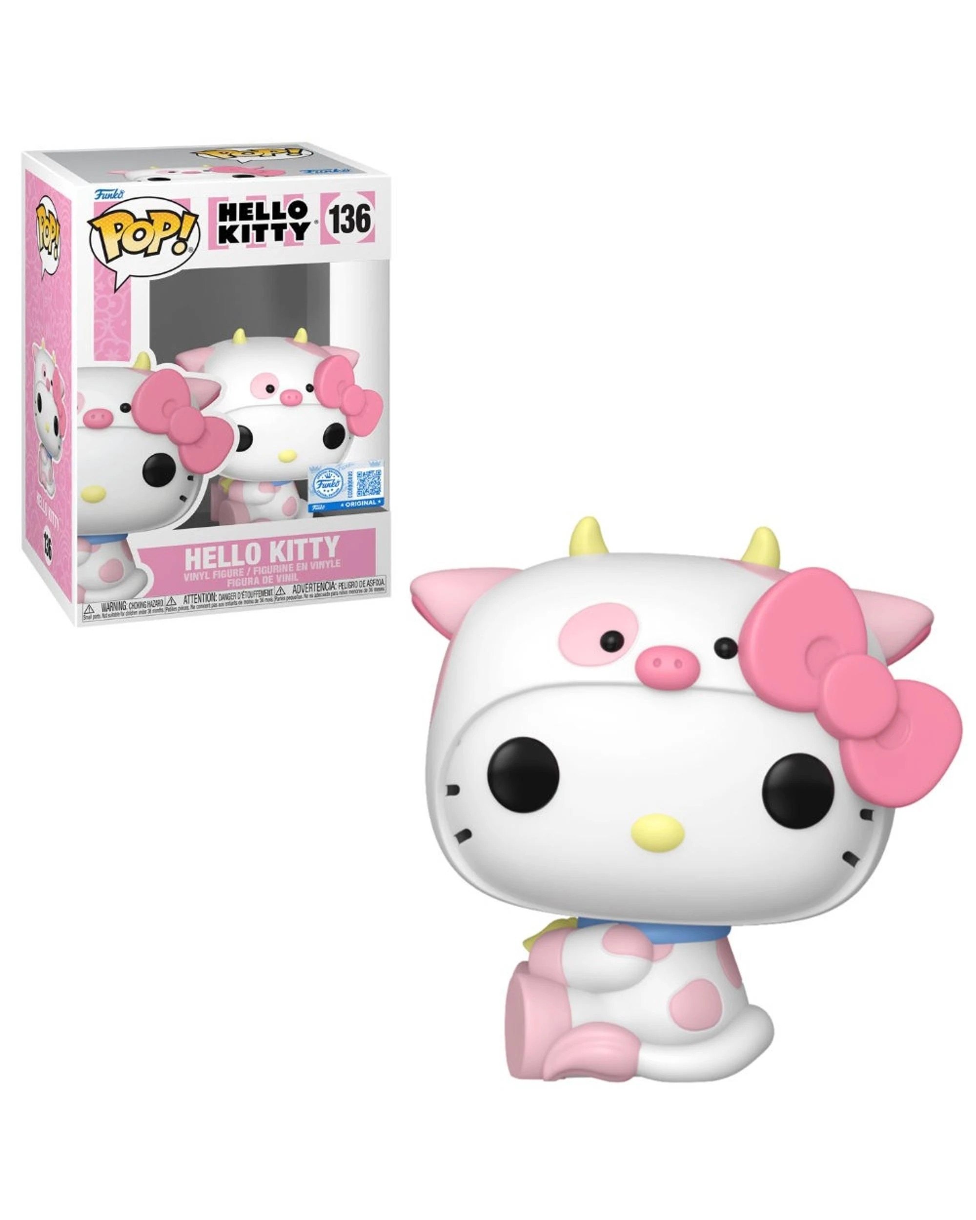 1 Sanrio Hello Kitty Cow Cosplay Funko POP! Vinyl, 1 of 3