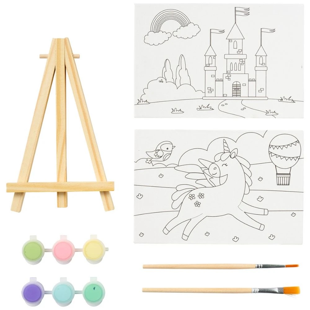 2 Kadink Canvas Painting Kit 15x10cm Unicorn, 2 of 4