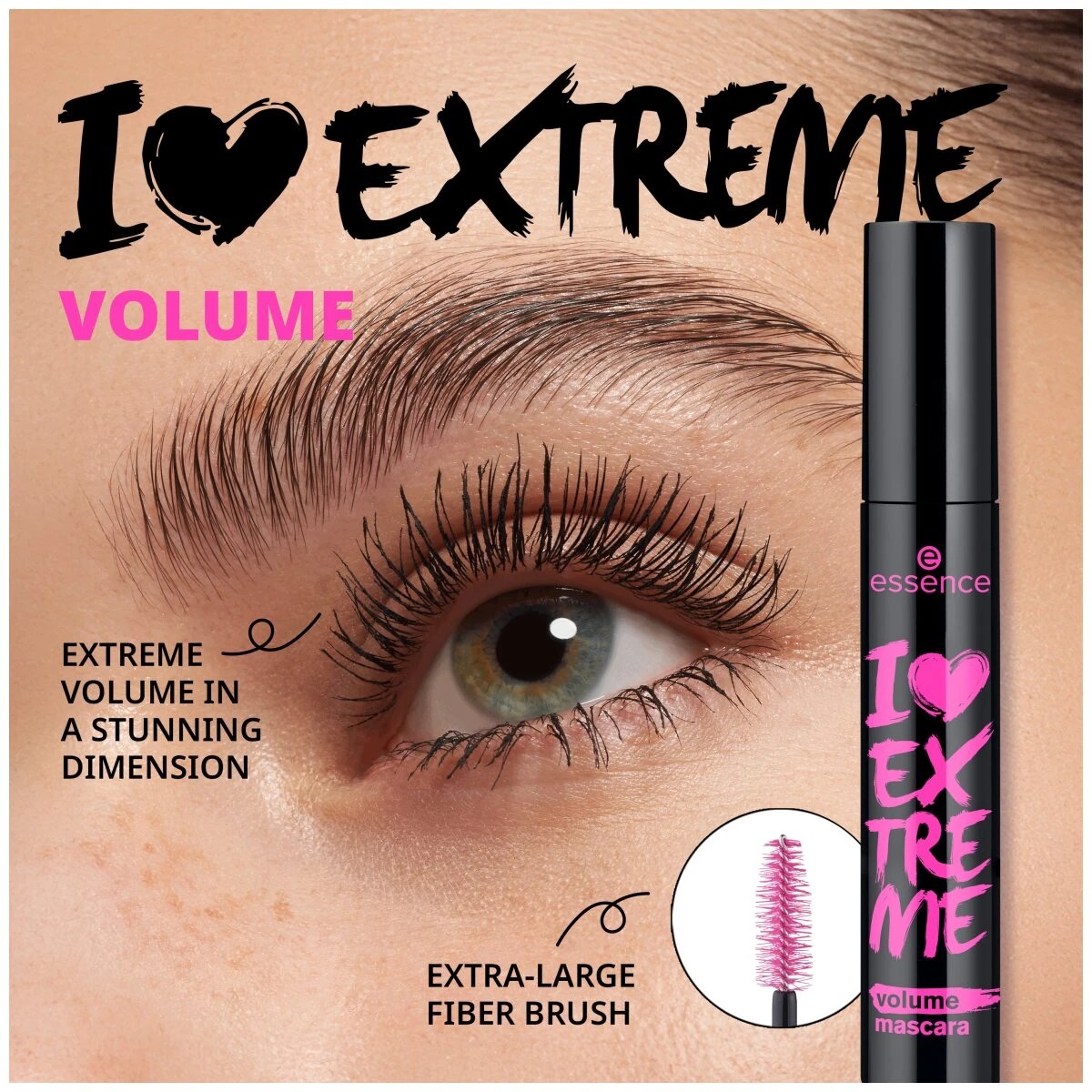 6 Essence I Love Extreme Volume Mascara - Black 01, 6 of 10