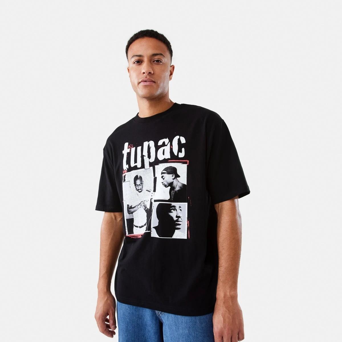 1 Tupac License T-shirt BLACK, 1 of 6