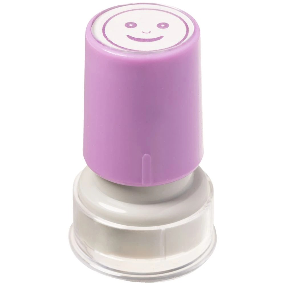 2 Kadink Merit Stamp Purple Smiley Face, 2 of 3