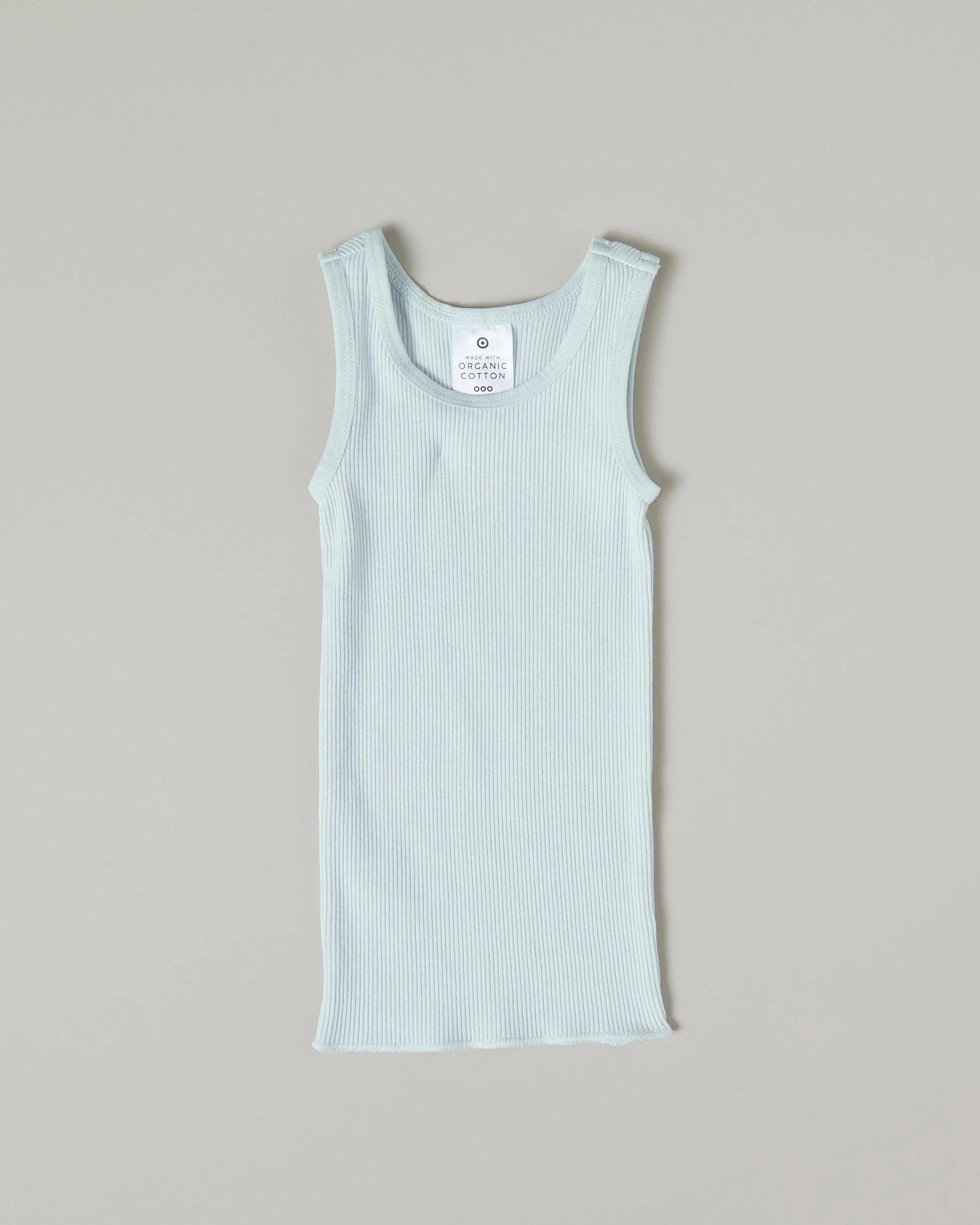 2 Target Baby 3 Pack Baby Organic Cotton Vests BLUE, 2 of 3