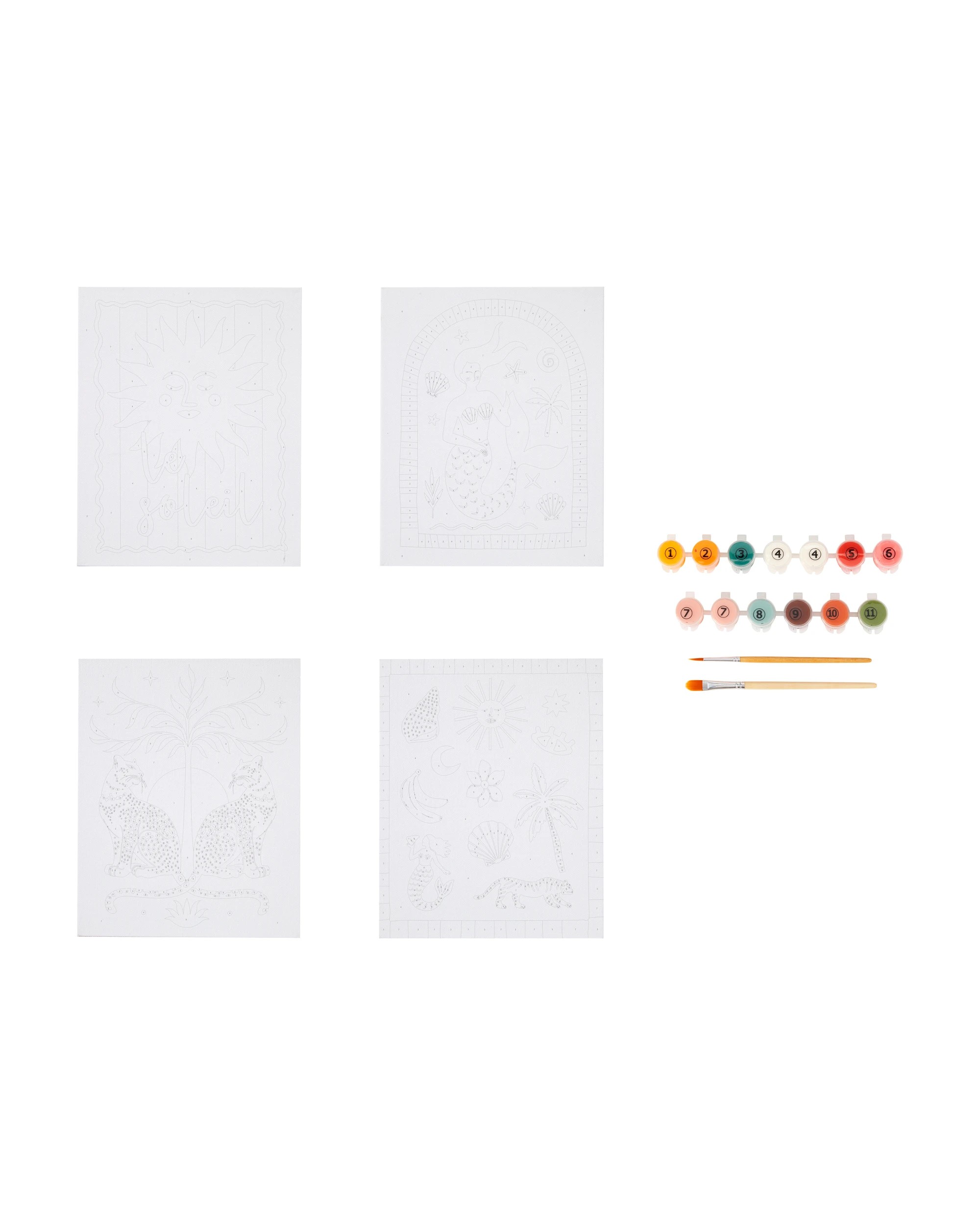 2 Canvas Board Painting Art Kit, 2 of 3