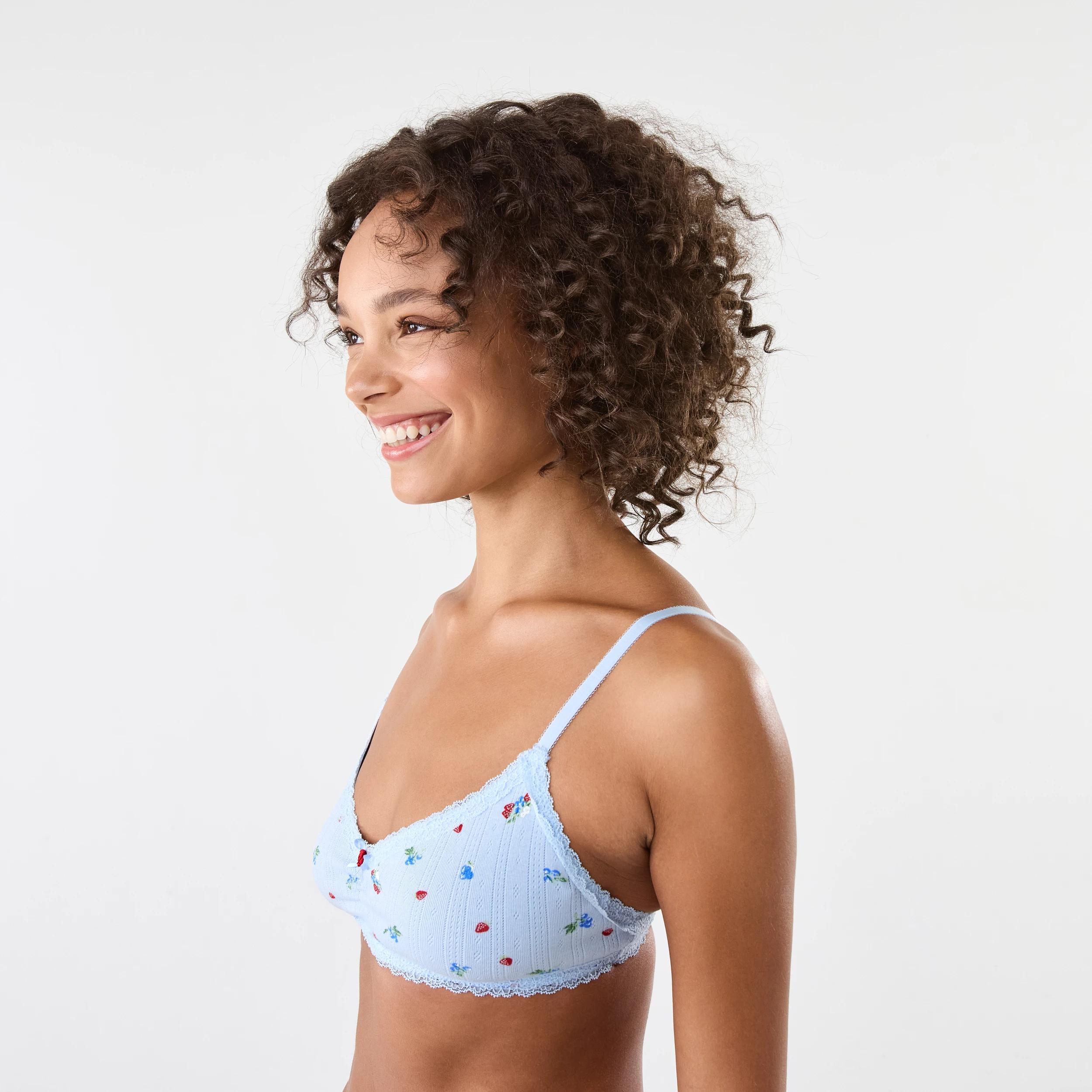 2 Pointelle Lace Trim Crop Fruits, 2 of 7