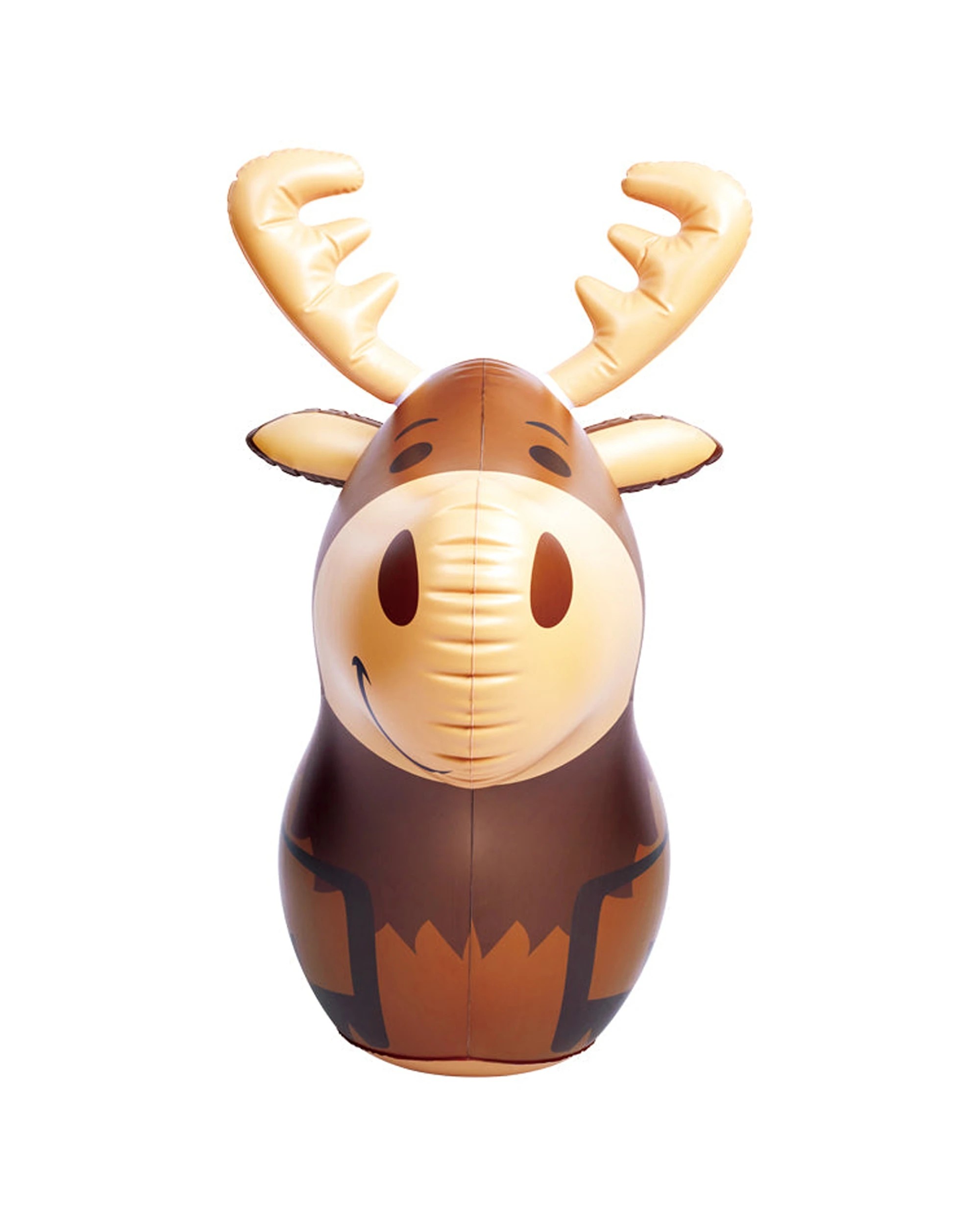3 Do U Play Kids Animal Air Hoppers Moose Inflatable Bounce Toy Motor Skills - Brown, 3 of 5