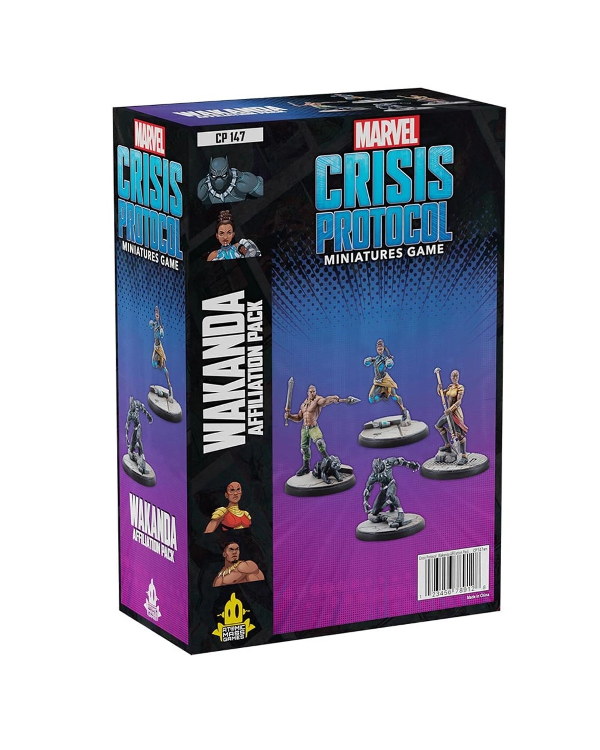 1 Marvel: Crisis Protocol Miniatures Game Wakanda Affiliation Pack, 1 of 3