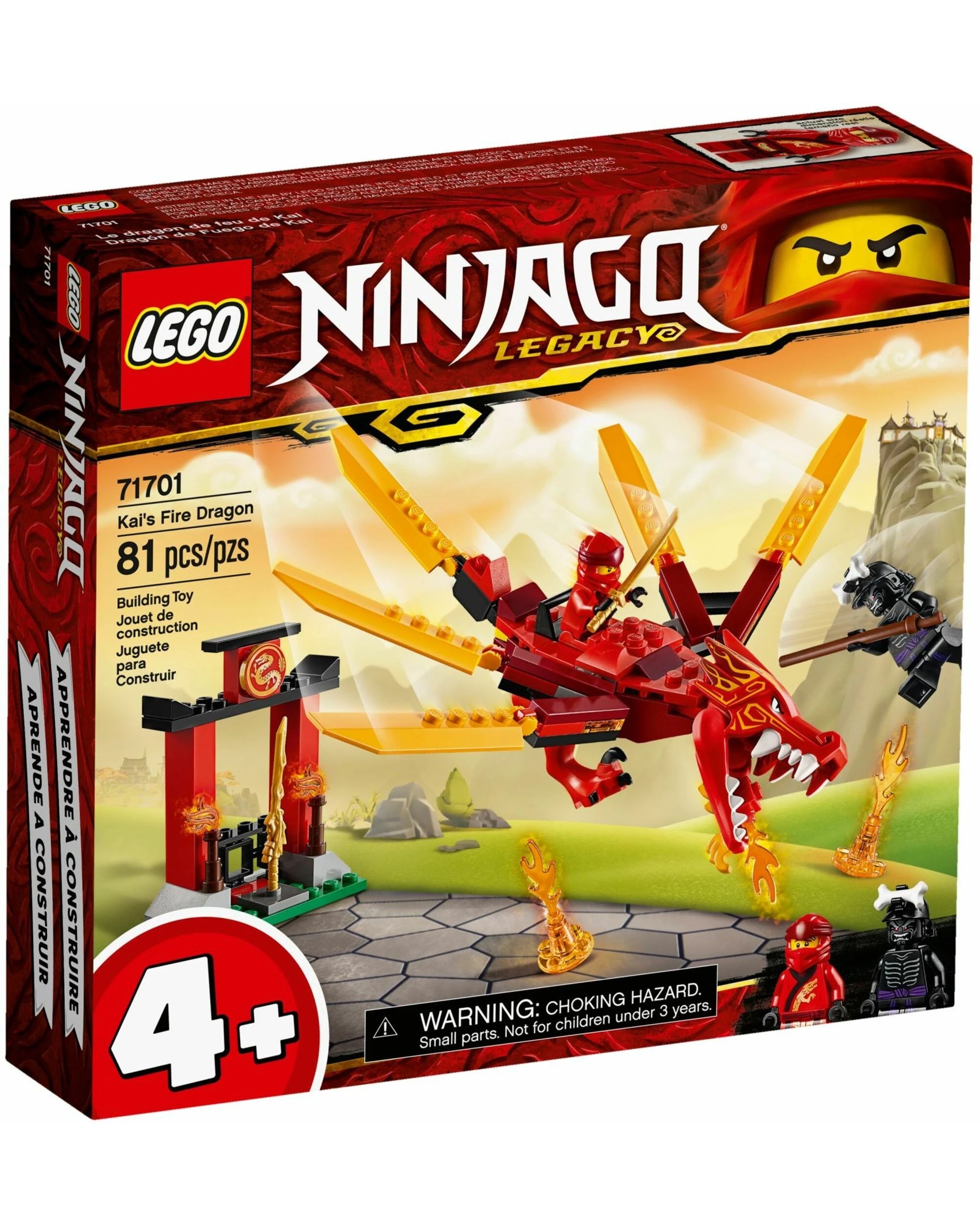 1 LEGO The LEGO Ninjago 71701 Kai's Fire Dragon, 1 of 3