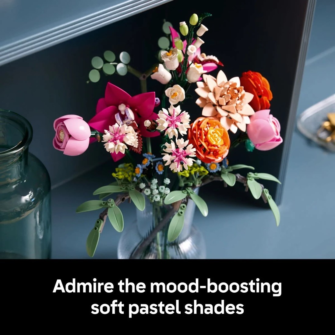 8 LEGO Botanicals Pretty Pink Flower Bouquet 10342, 8 of 10