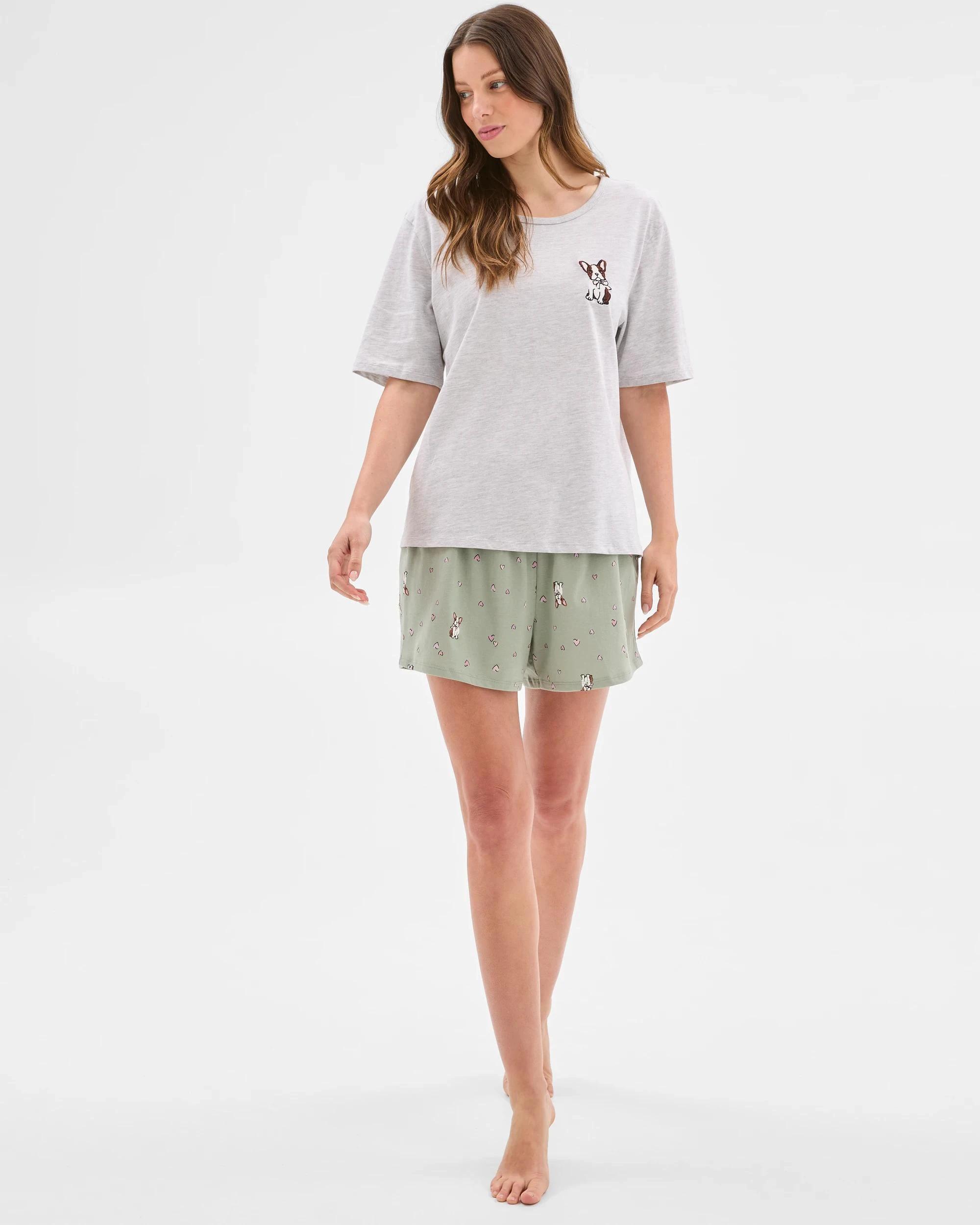 6 Target Australian Cotton T-Shirt and Shorts Pyjama Set DOG, 6 of 6