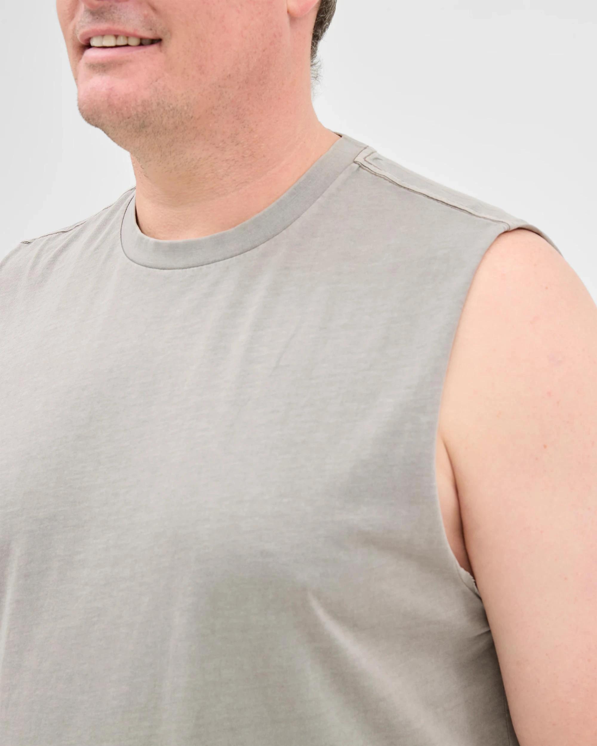 5 Target Plus Size Australian Cotton Plain Tank Top STEEPLE GREY, 5 of 6