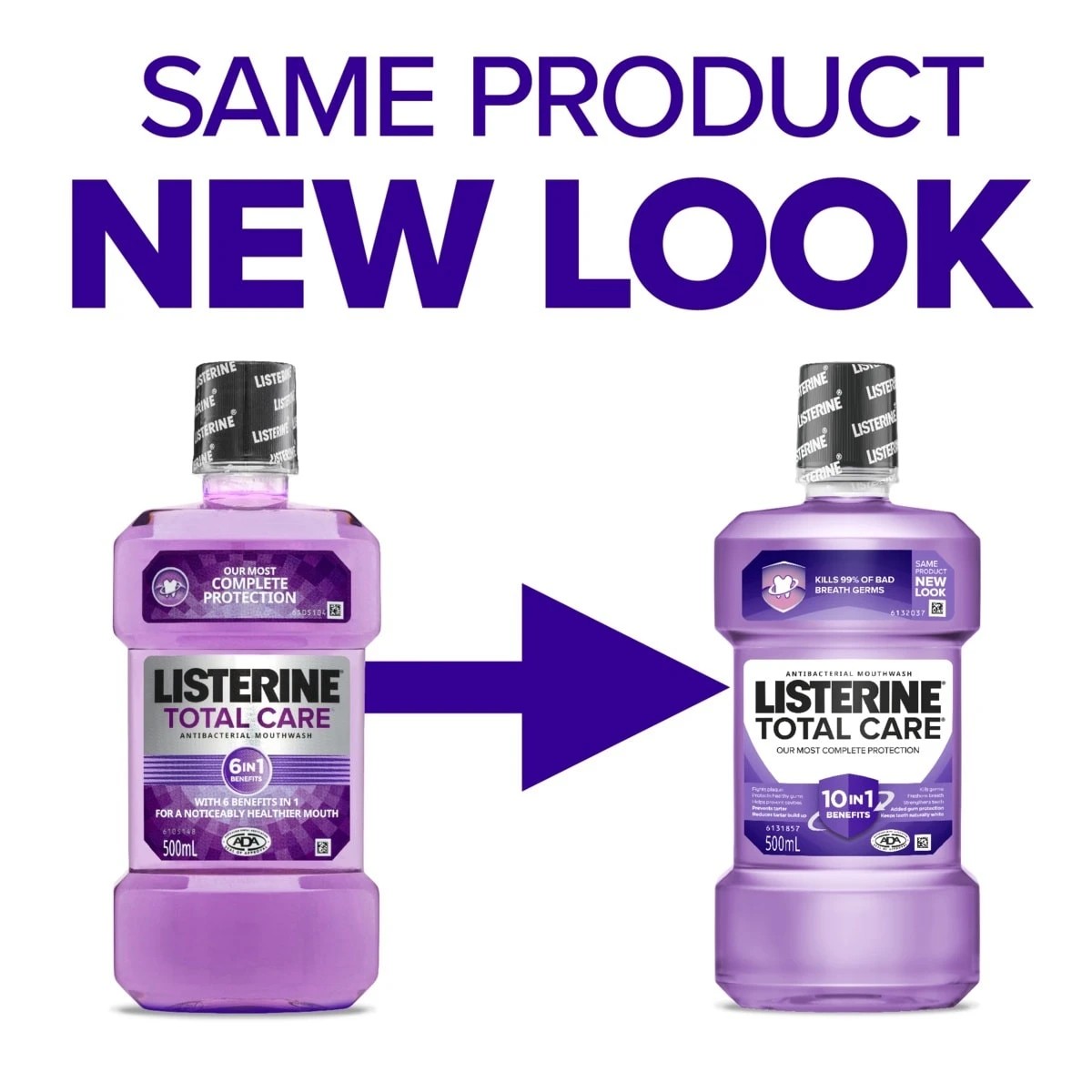 3 Listerine Total Care Antibacterial Mouthwash, 3 of 5