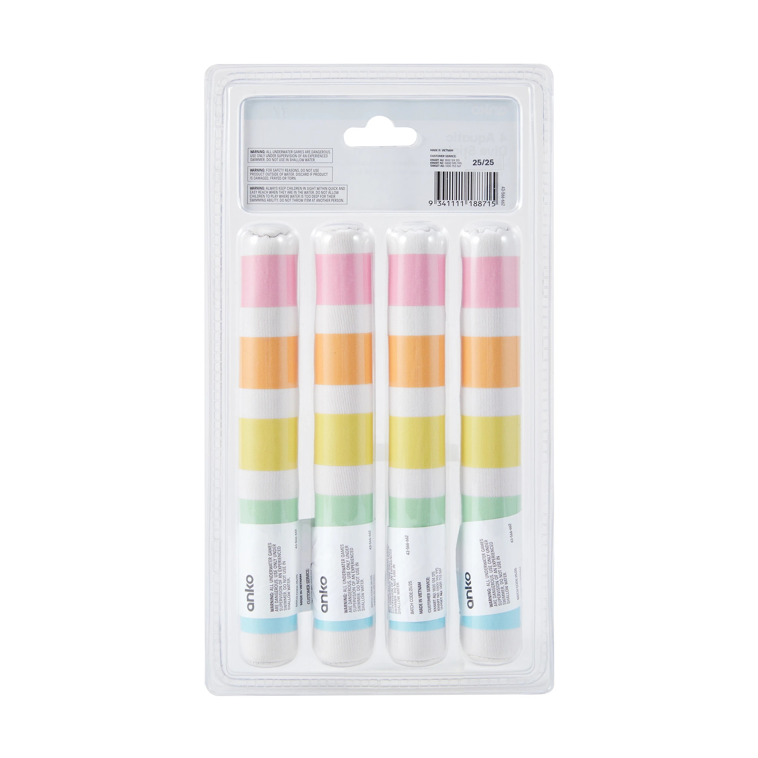 5 4 Pack Aquatic Dive Sticks, 5 of 5