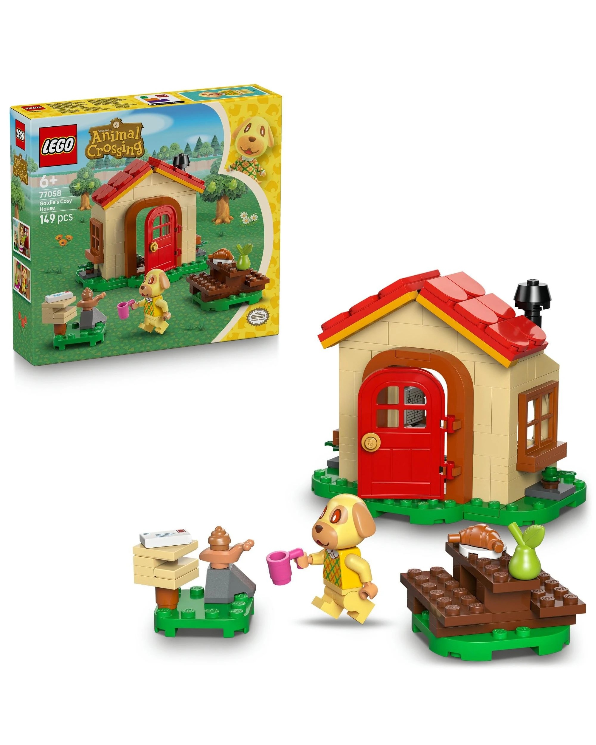 1 LEGO Animal Crossing Goldie's Cosy House - 77058, 1 of 10