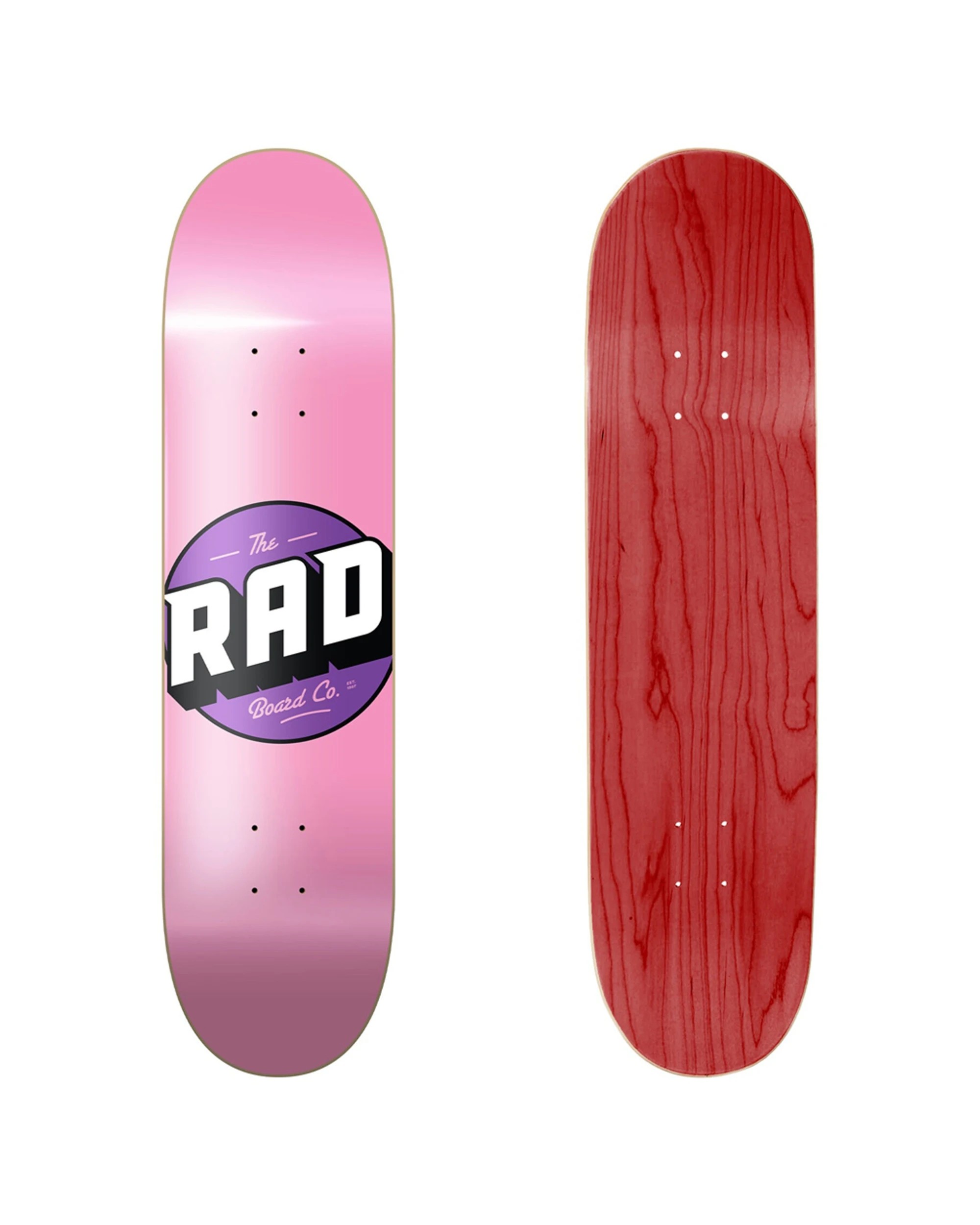 1 Rad Board Co Logo Skateboard Pro Premium Durable 8.5 Inch Decks - Multi, 1 of 2