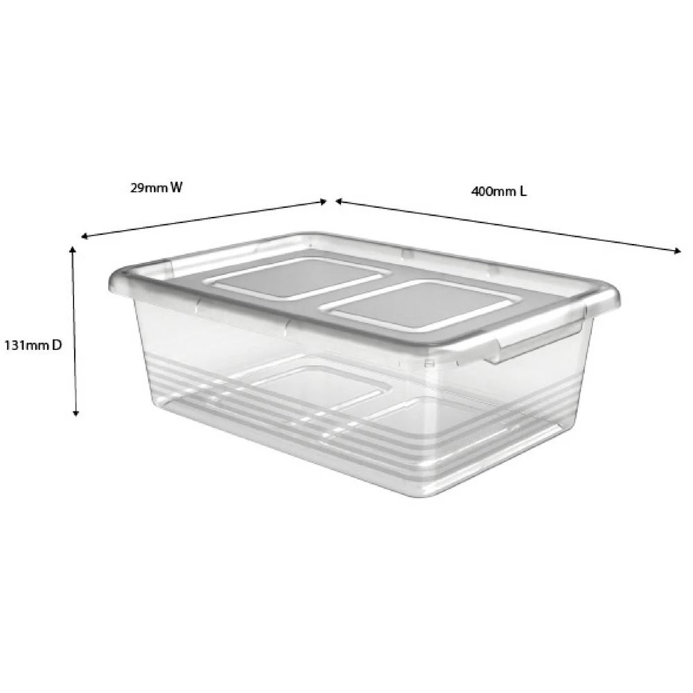 2 J.Burrows 10L Storage Container 6 Pack, 2 of 6