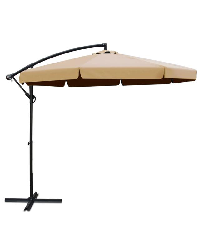 Instahut 3m Outdoor Umbrella Cantilever Garden Beach Patio - B