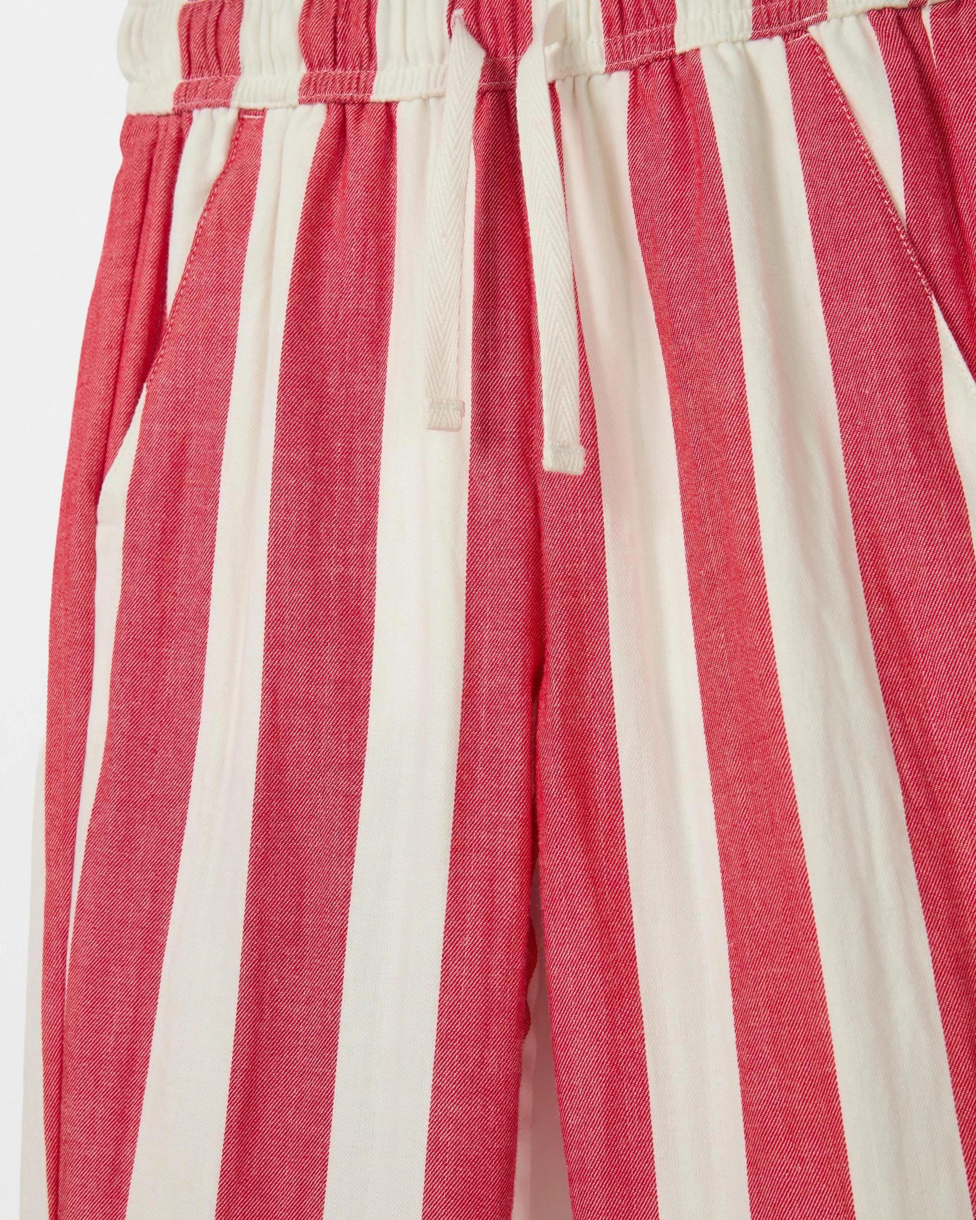 2 Target Kids Lightweight Woven Pull On Pants RED STRIPE, 2 of 2