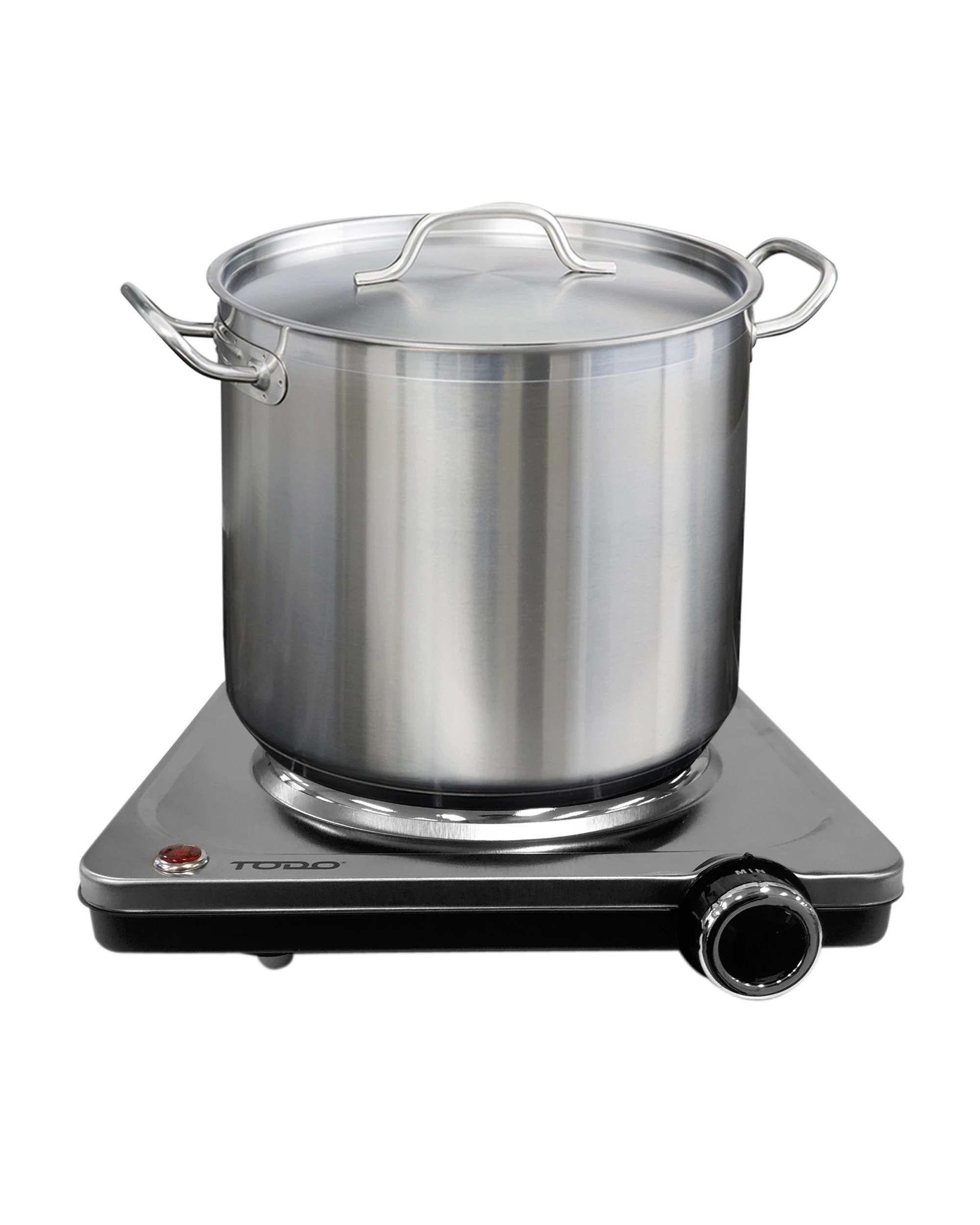 6 TODO 1500W Portable Hotplate Electric Cooktop Single Stainless Steel, 6 of 6